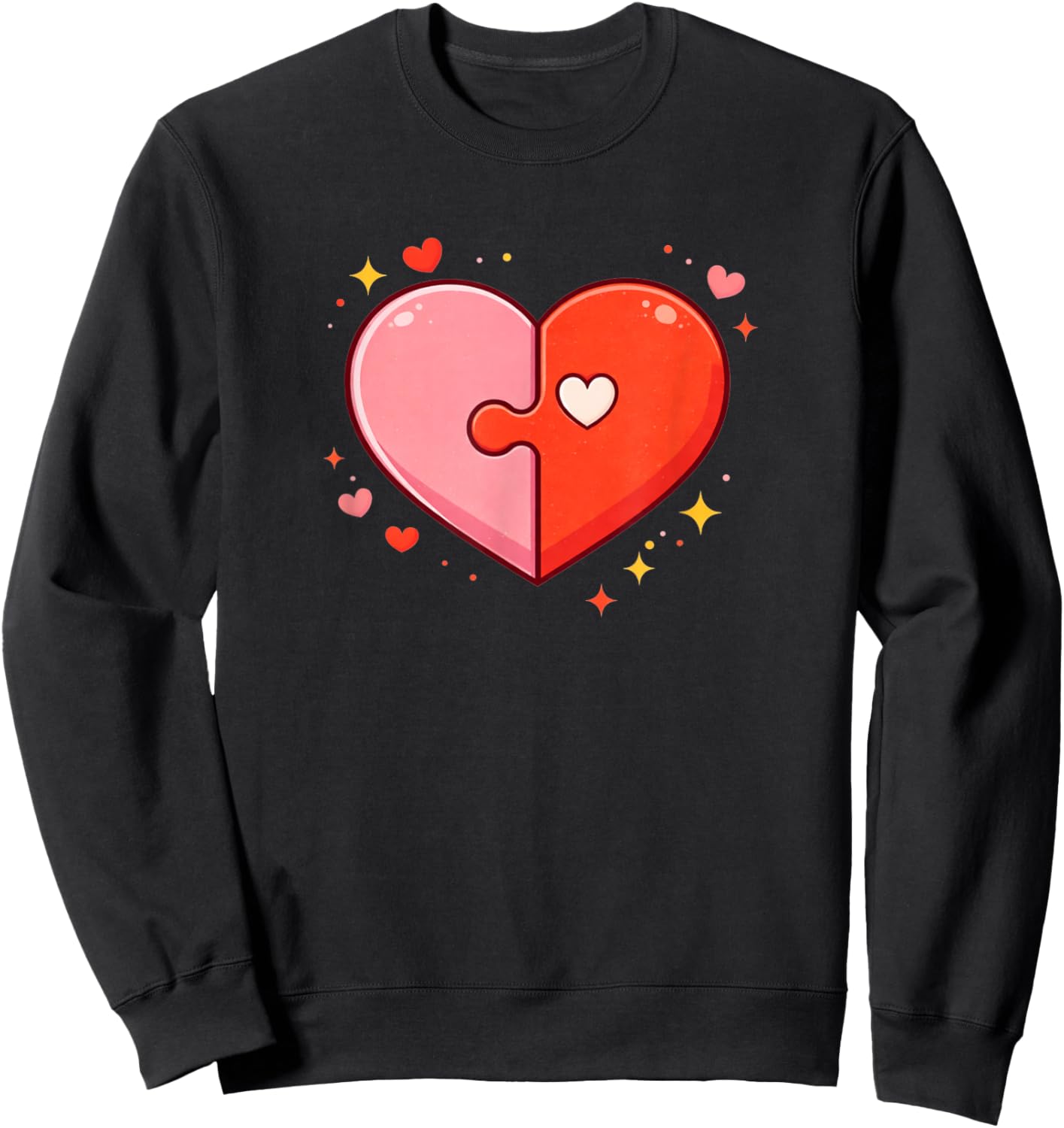 You Complete Me Valentine Sweatshirt - Sweatshirt | Black