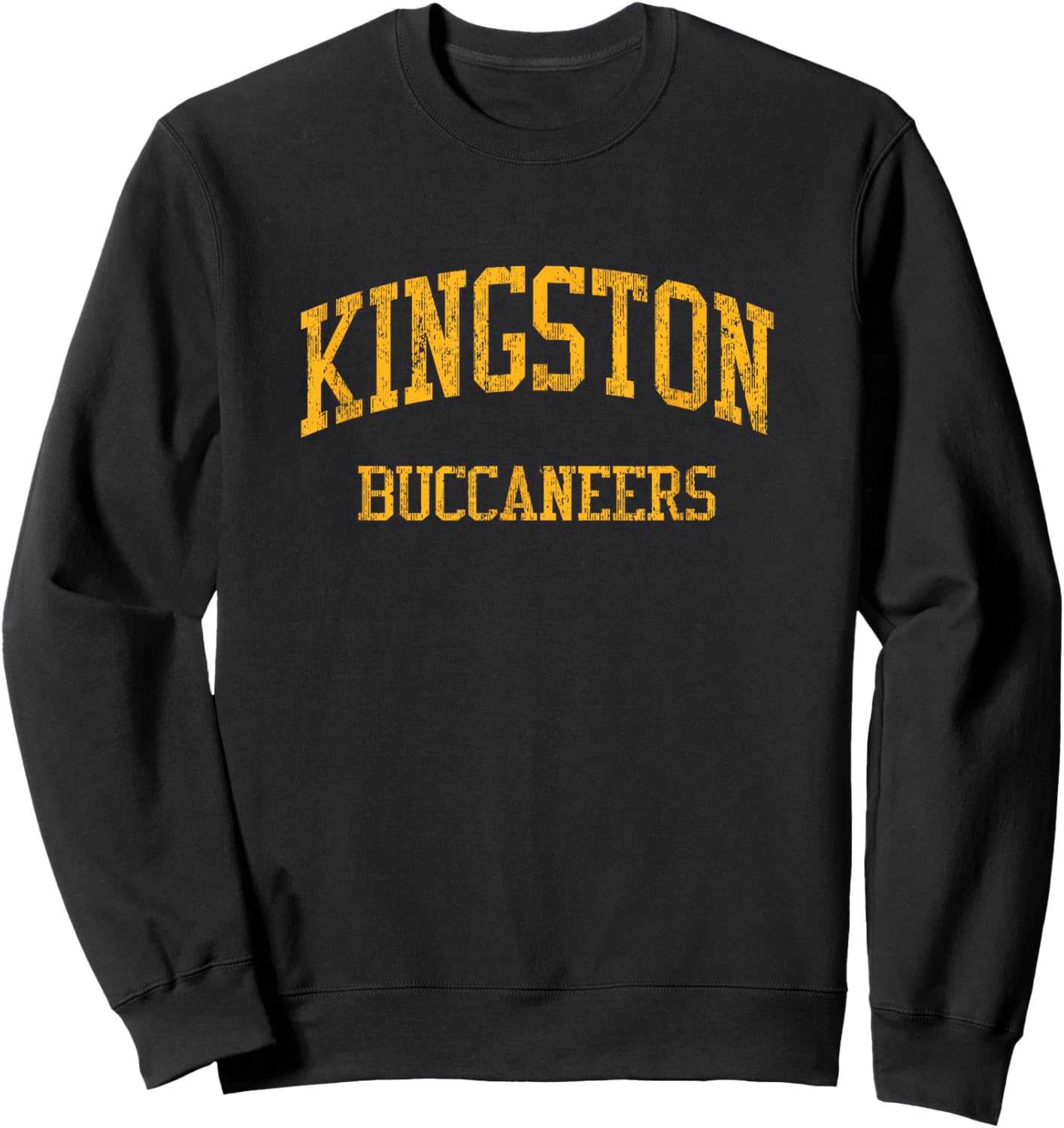 Kingston High School HS Kingston WA Vintage Sports Sweatshirt - Sweatshirt | Black