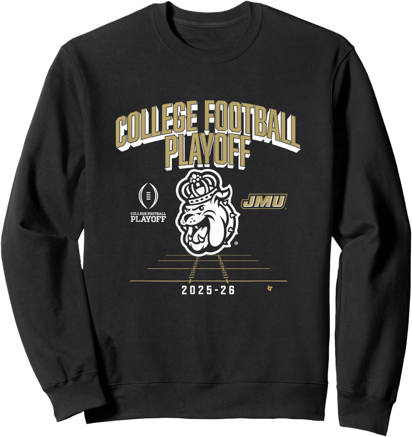 James Madison Dukes College Football Playoff Mascot 2025 Sweatshirt - Sweatshirt | Black