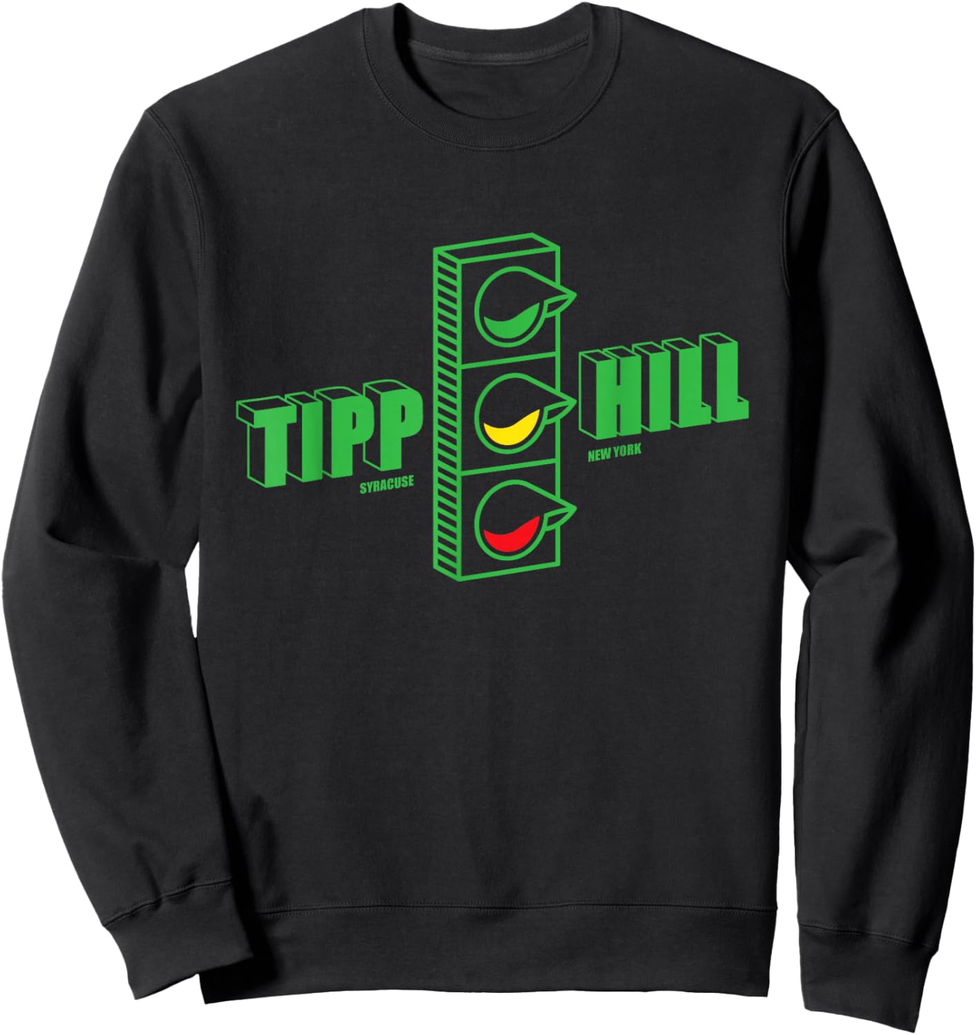 TIPP Hill Upside Down Traffic Light Sweatshirt - Sweatshirt | Black