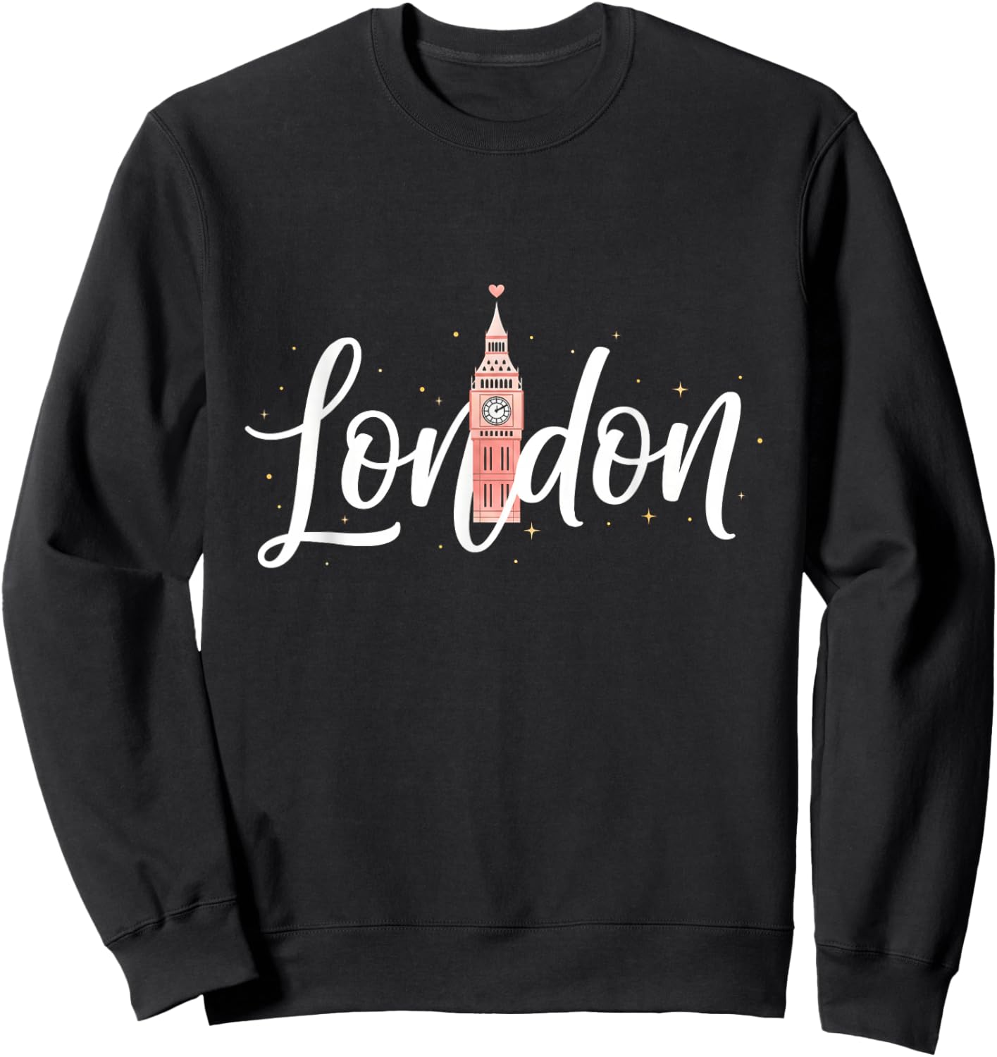 London UK Travel London Souvenir Sweatshirt - Sweatshirt | Black