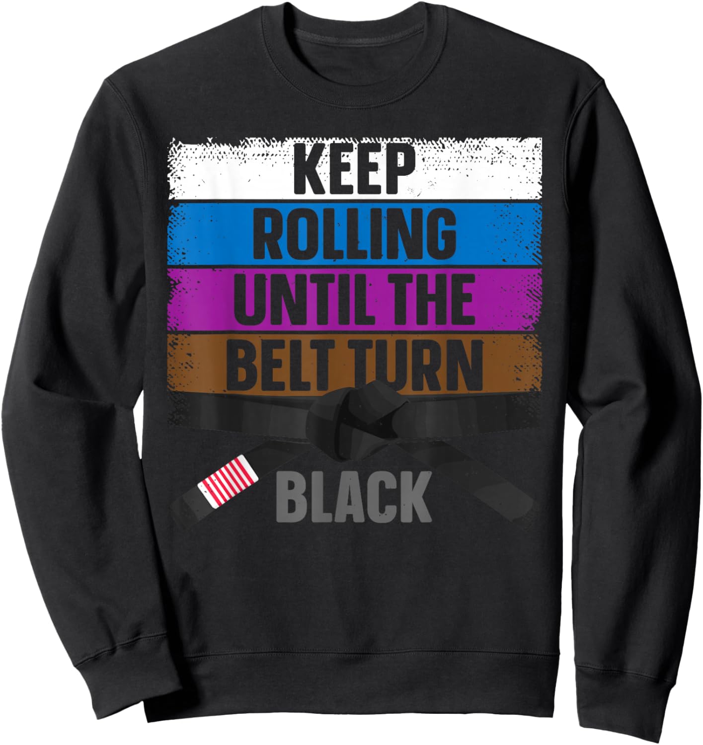 Jiu Jitsu Design Women Kids BJJ Brazilian Jiu Jitsu Sweatshirt - Sweatshirt | Black