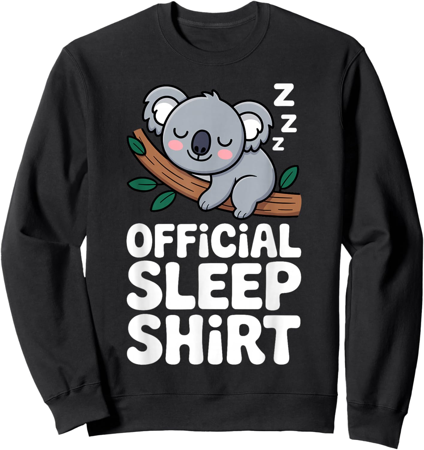 Funny Koala Design Women Boys Girls Kids Koala Lover Sweatshirt - Sweatshirt | Black