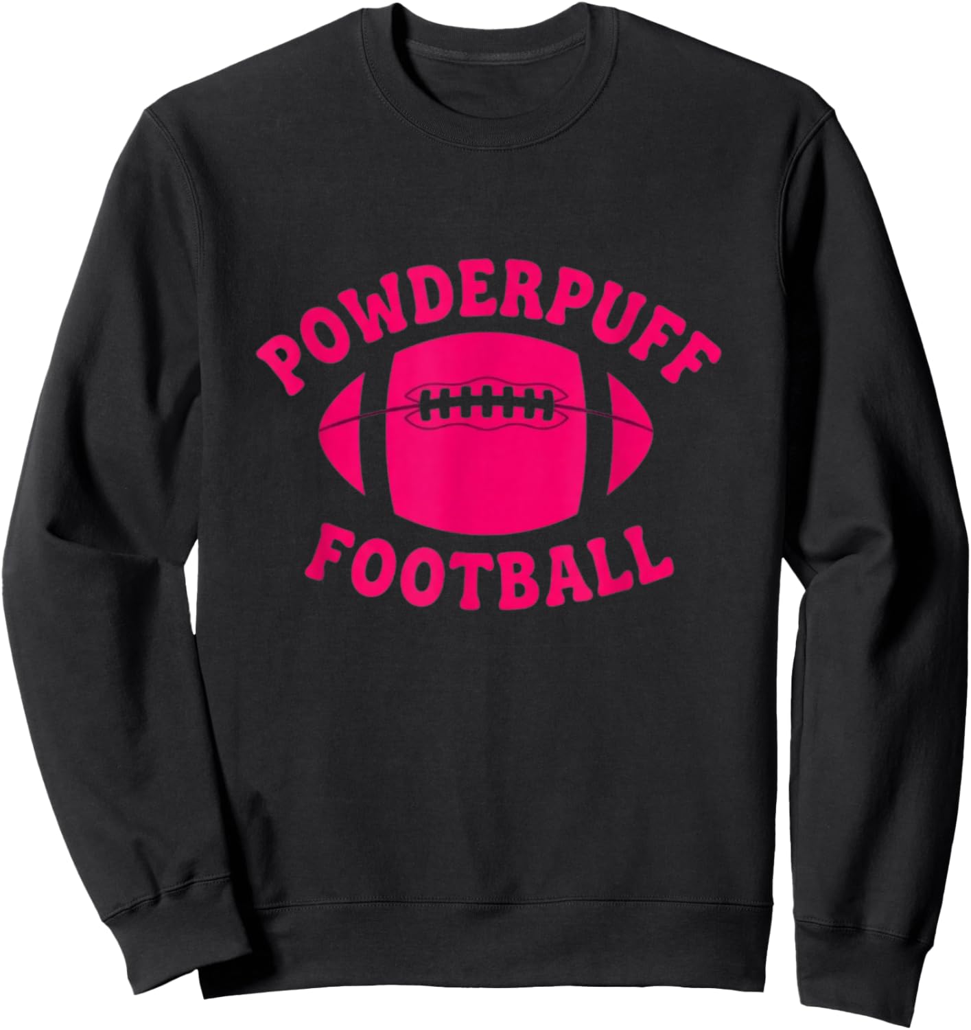 Powder Puff Football Sweatshirt - Sweatshirt | Black