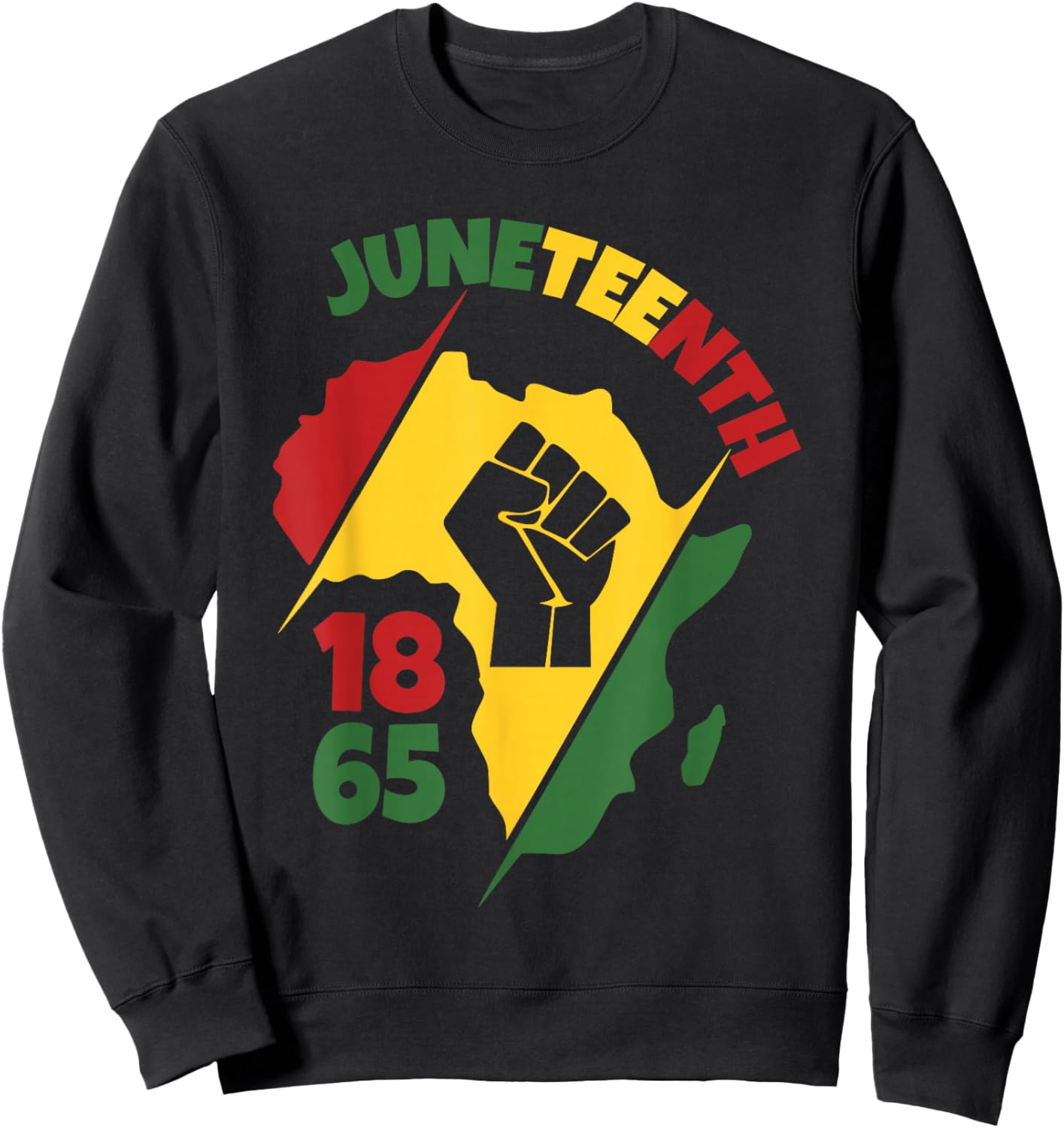 Juneteenth 1865 Black History Freedom African Women Sweatshirt - Sweatshirt | Black