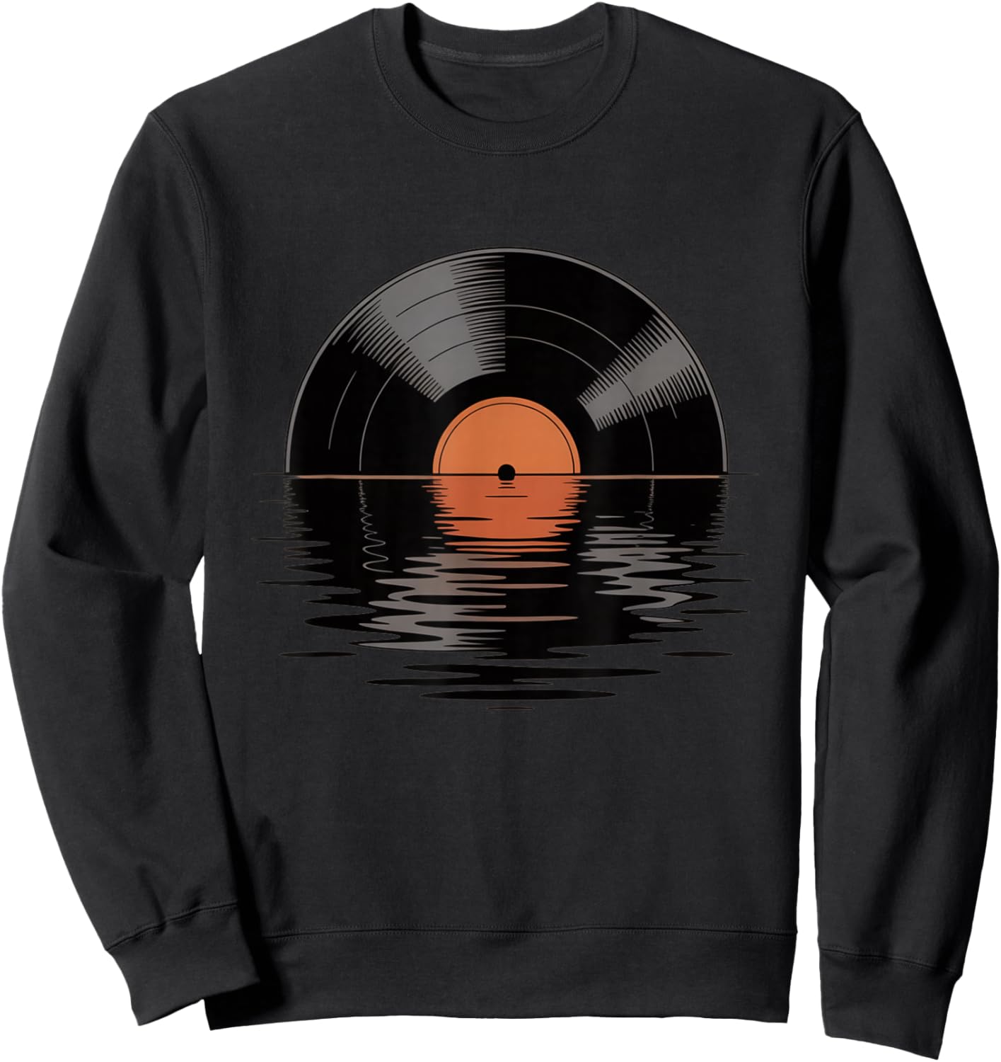 Vinyl Music Record Lovers Collectors Sweatshirt - Sweatshirt | Black