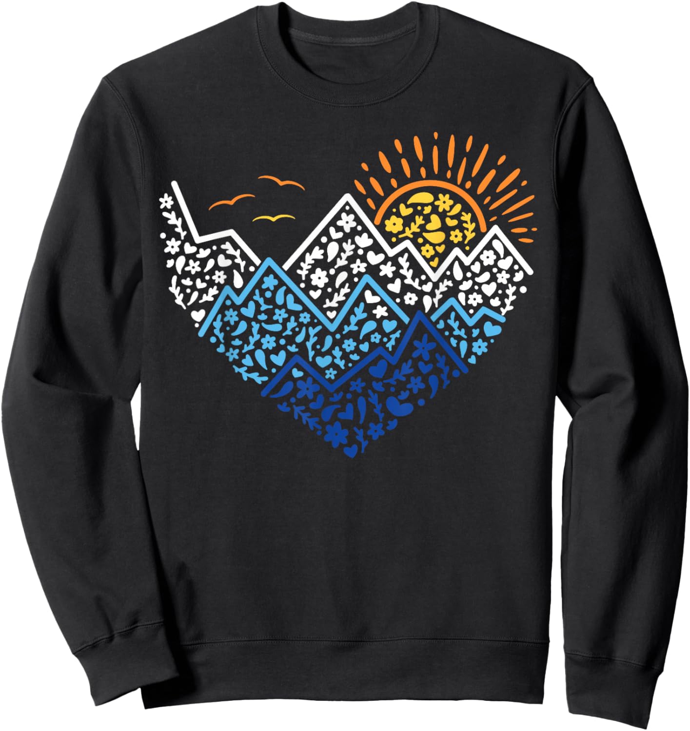 Subtle AroAce Pride Outdoors Camping LGBTQ Proud Asexual Sweatshirt - Sweatshirt | Black