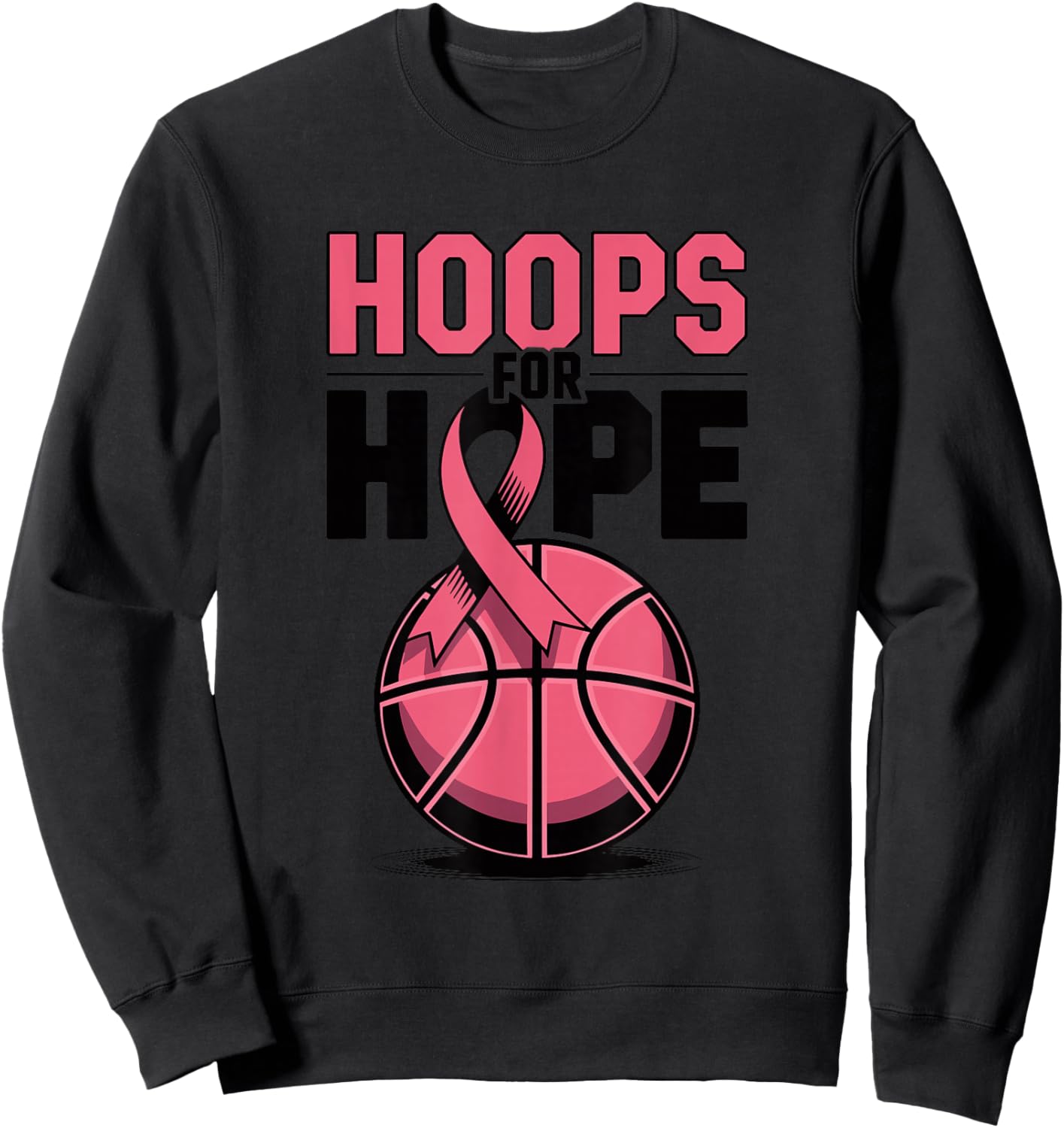 Hoops for Hope Basketball Sweatshirt - Sweatshirt | Black