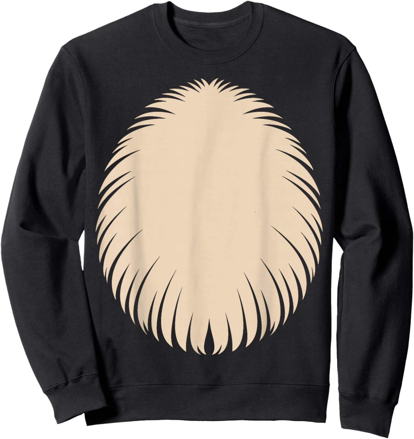 Deer Shirt Adult Kids Men Women Reindeer Belly Costume Sweatshirt - Sweatshirt | Black