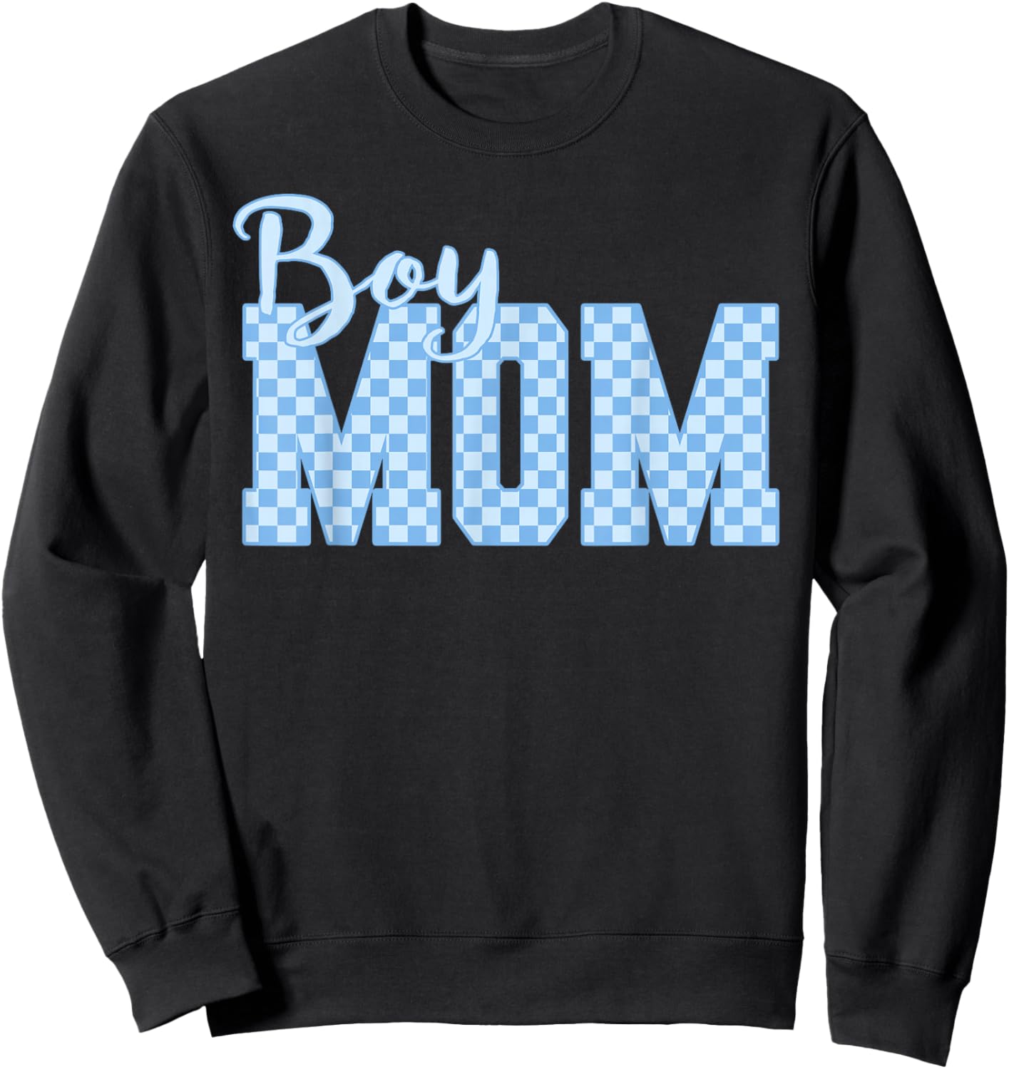 Mom Son Mother's Day Women Sweatshirt - Sweatshirt | Black