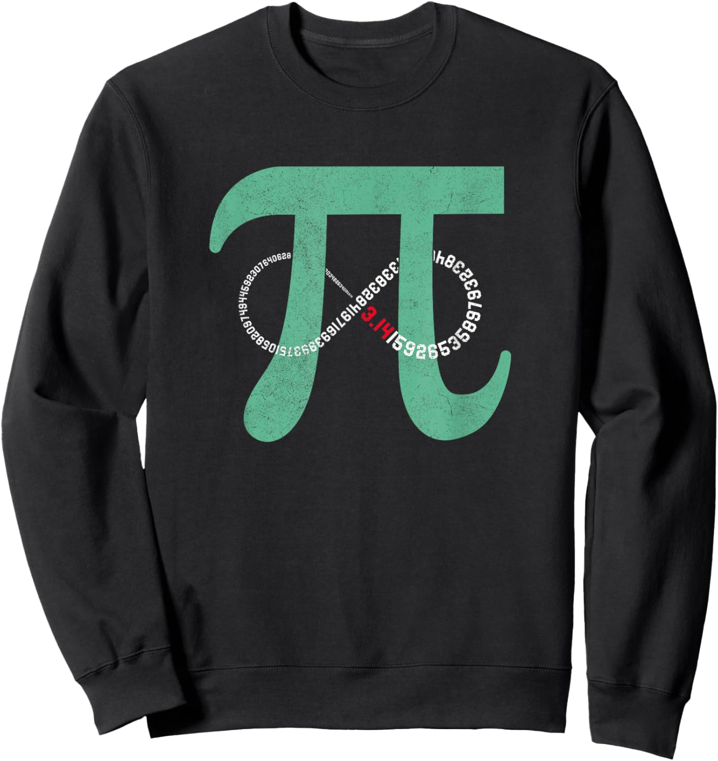 Pi Day Math Teacher Math Lover Sweatshirt - Sweatshirt | Black