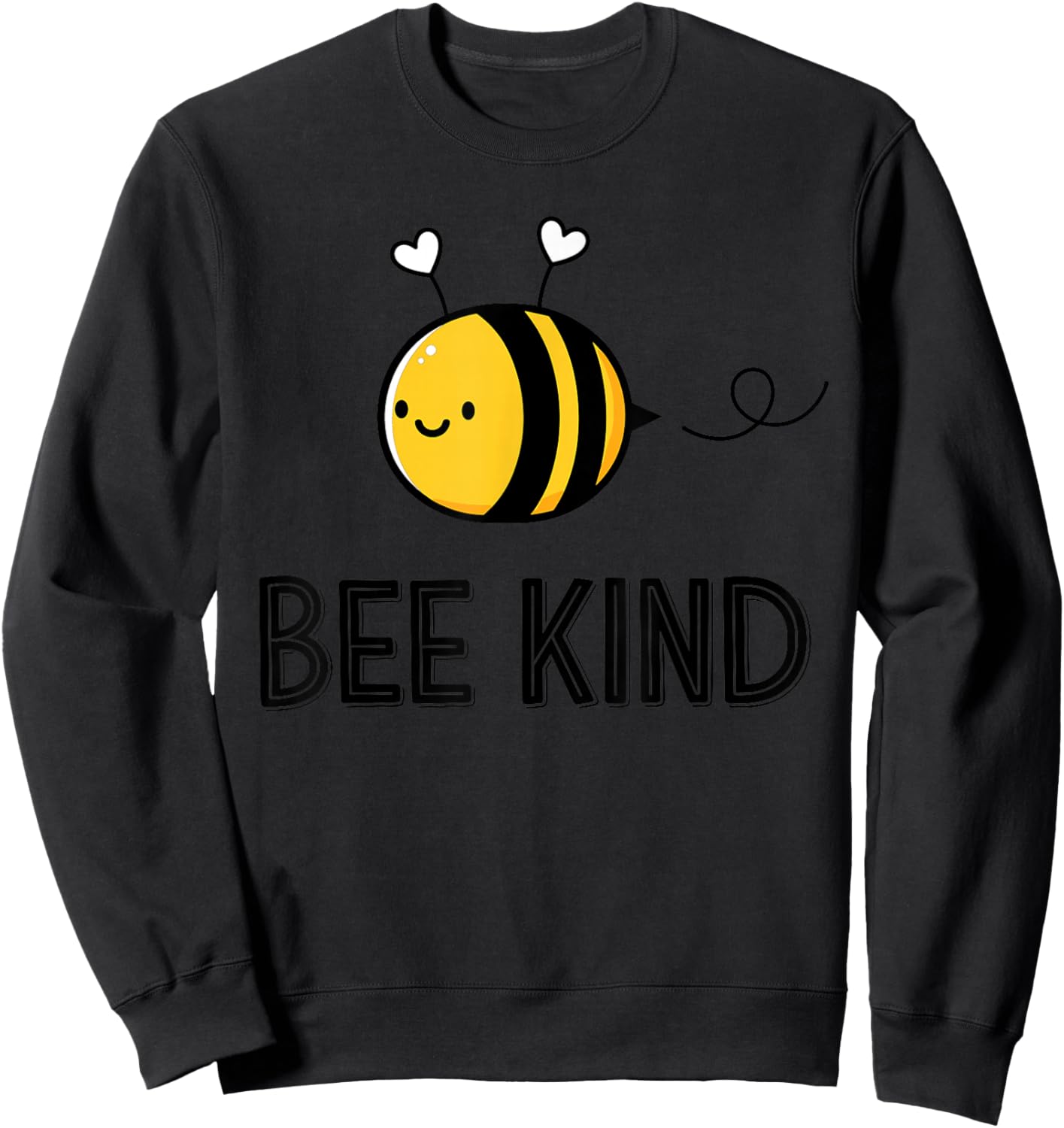 Bee Kind Shirt Kids, Cute Be Kind Kindness Sweatshirt - Sweatshirt | Black