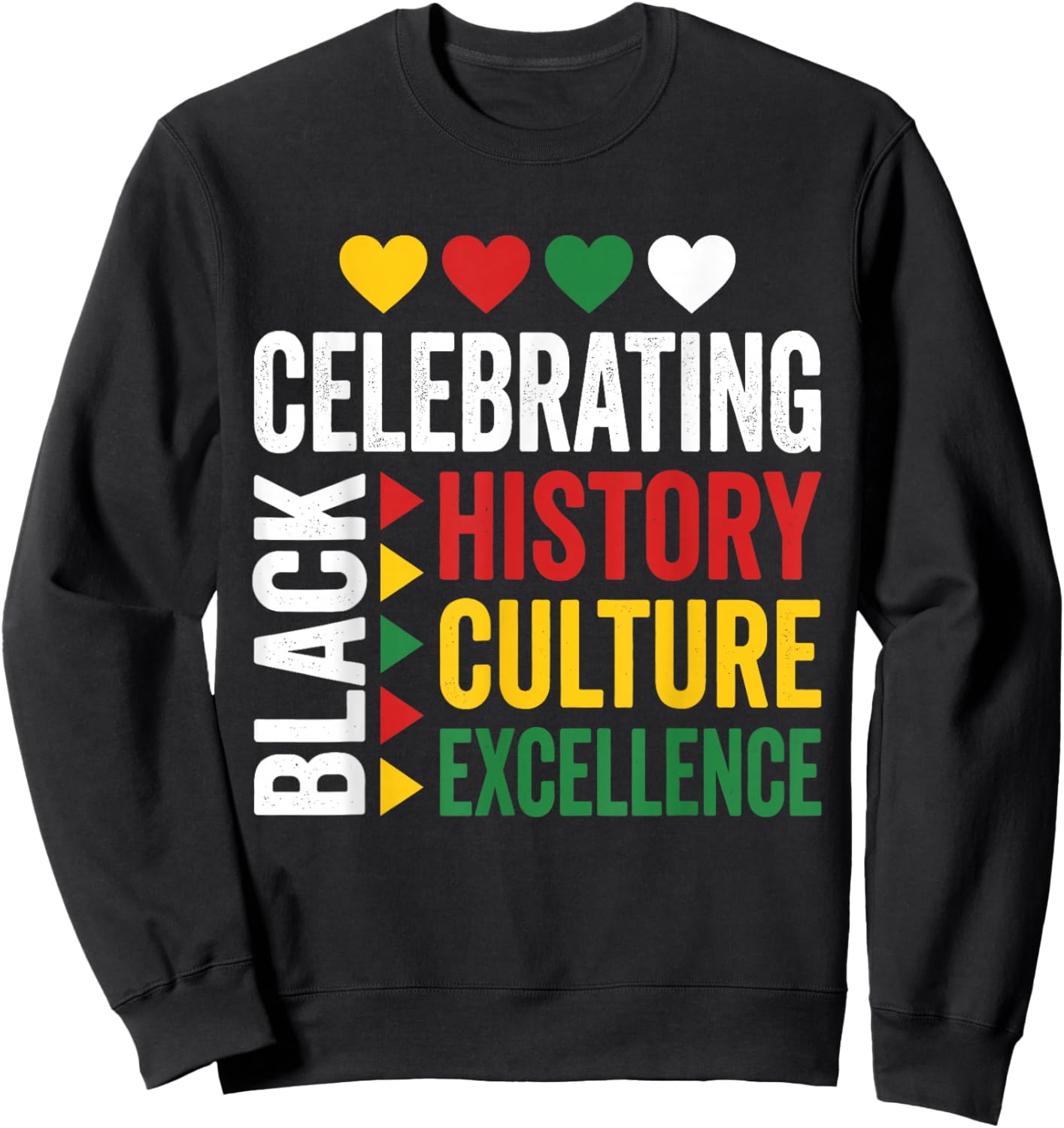 Celebrating Black History Month African Afro Men Women Kids Sweatshirt - Sweatshirt | Black