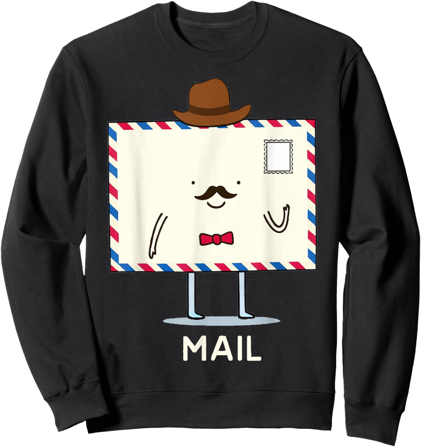 Funny Valentines Couple Matching Mail Fe-Mail Humor Joke Pun Sweatshirt - Sweatshirt | Black