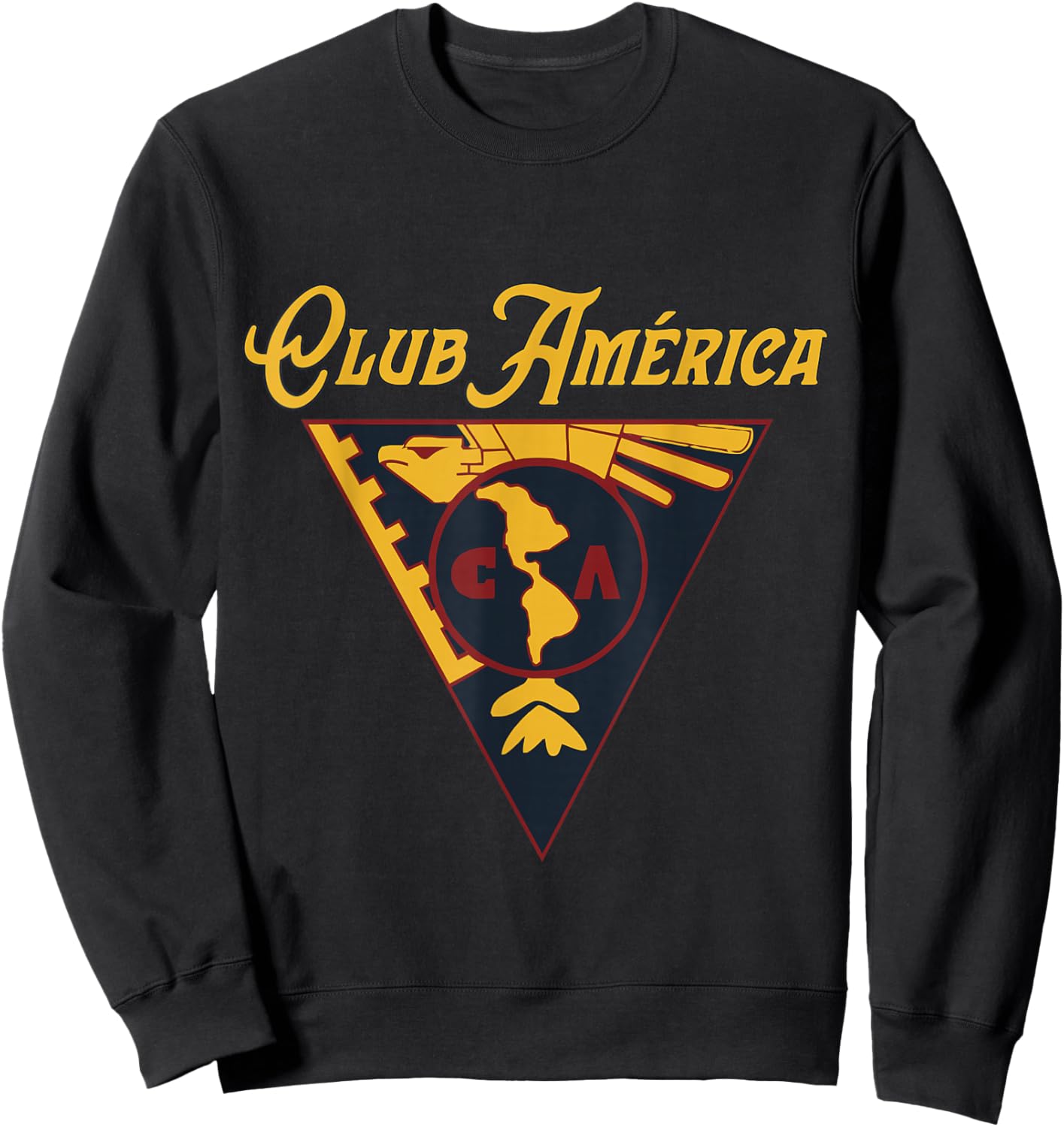 Club America Retro Eagle Crest Sweatshirt - Sweatshirt | Black