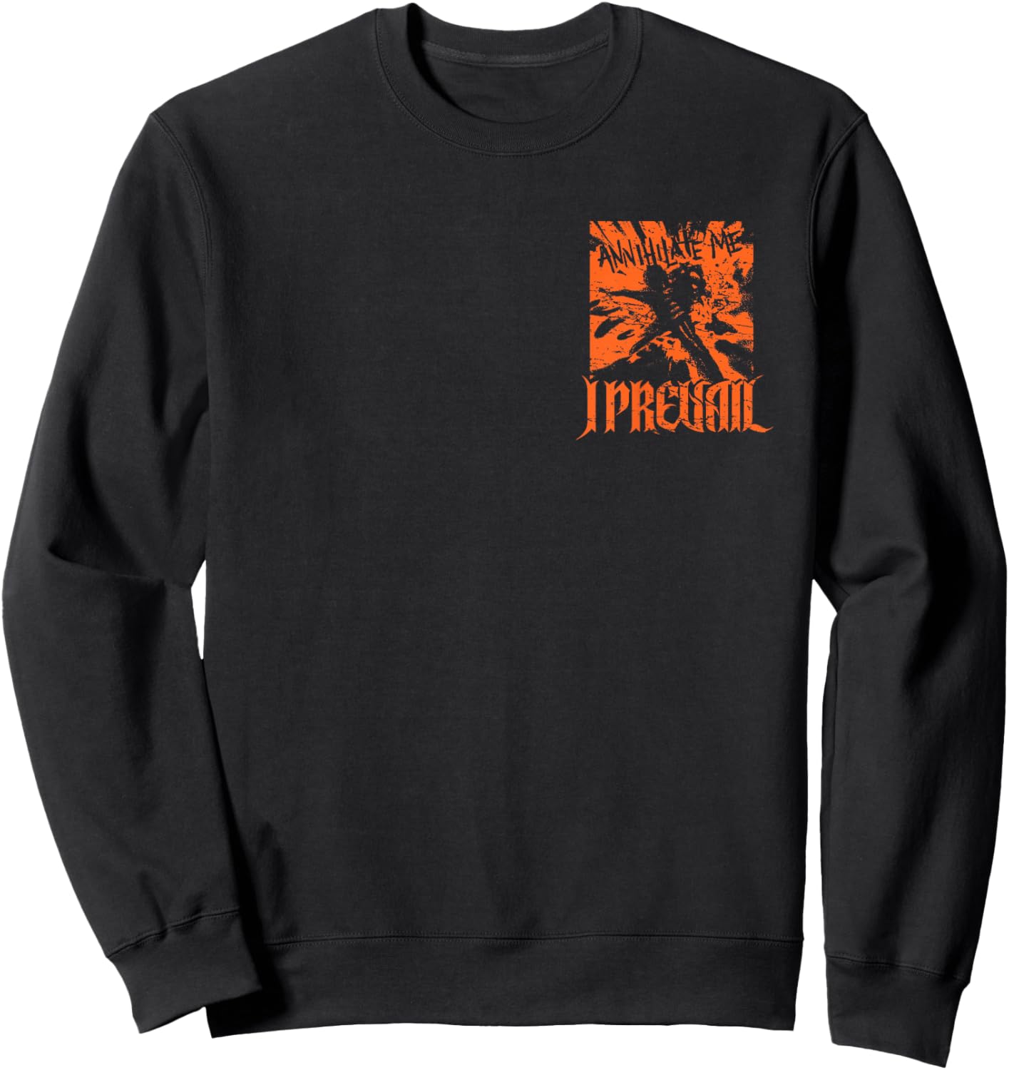 I Prevail - Official Merchandise - Annihilate Me - Orange Sweatshirt - Sweatshirt | Black