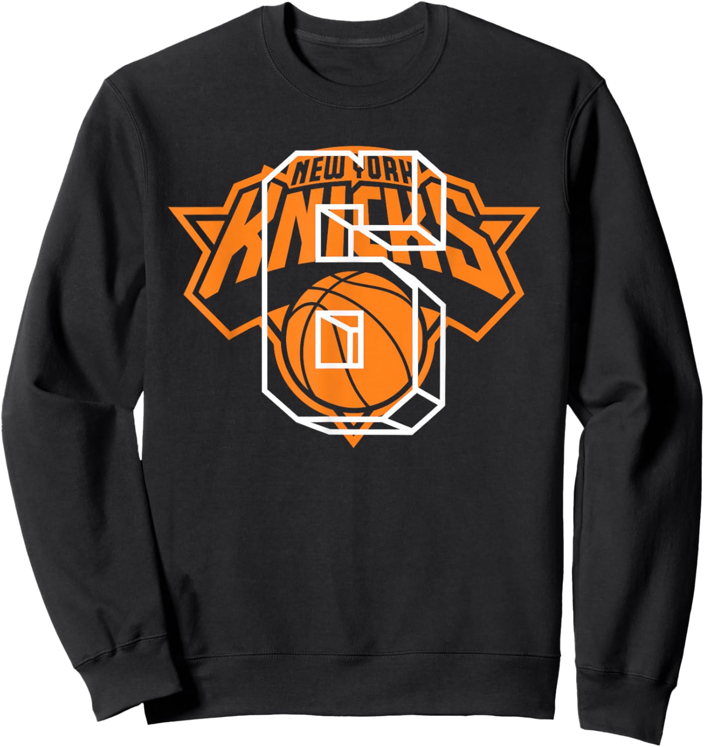 NBA Official New York Knicks 6-7 Craze Kickout Sweatshirt - Sweatshirt | Black