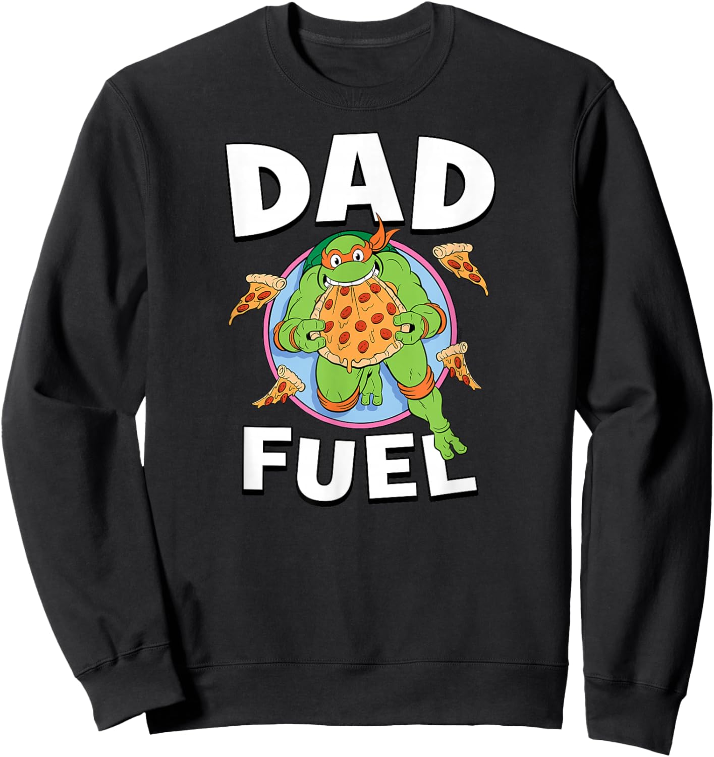 TMNT - Michelangelo - Dad Fuel Sweatshirt - Sweatshirt | Black