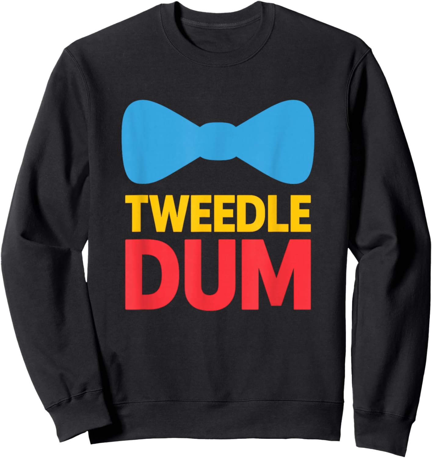 I'm with Dee, Tweedle Halloween Costume Matching Couples Sweatshirt - Sweatshirt | Black