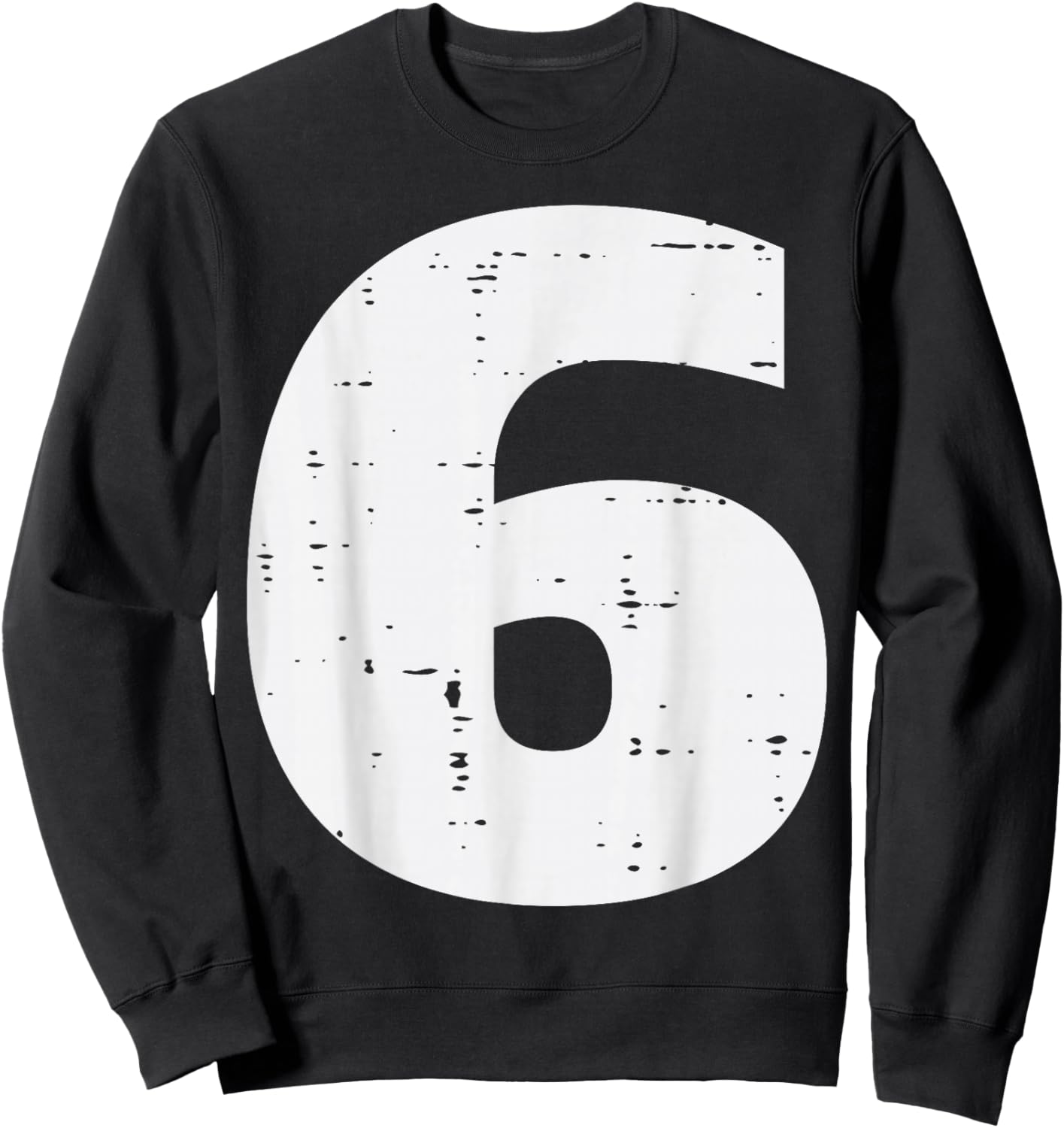 Number 6 Matching 67 Meme Halloween 6th Birthday Kids Boys Sweatshirt - Sweatshirt | Black