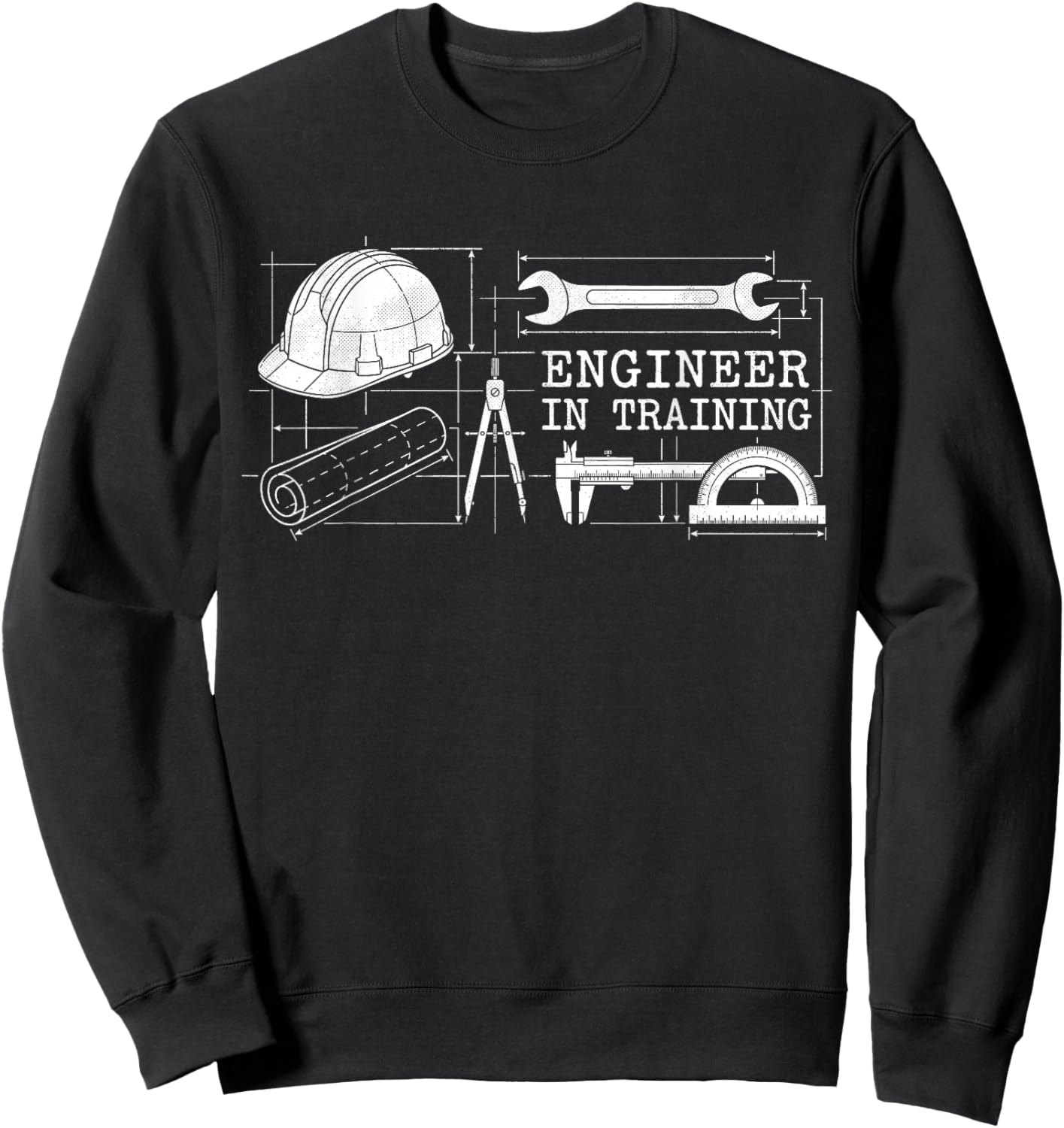 Engineer in Training Future Engineer Engineering Sweatshirt - Sweatshirt | Black