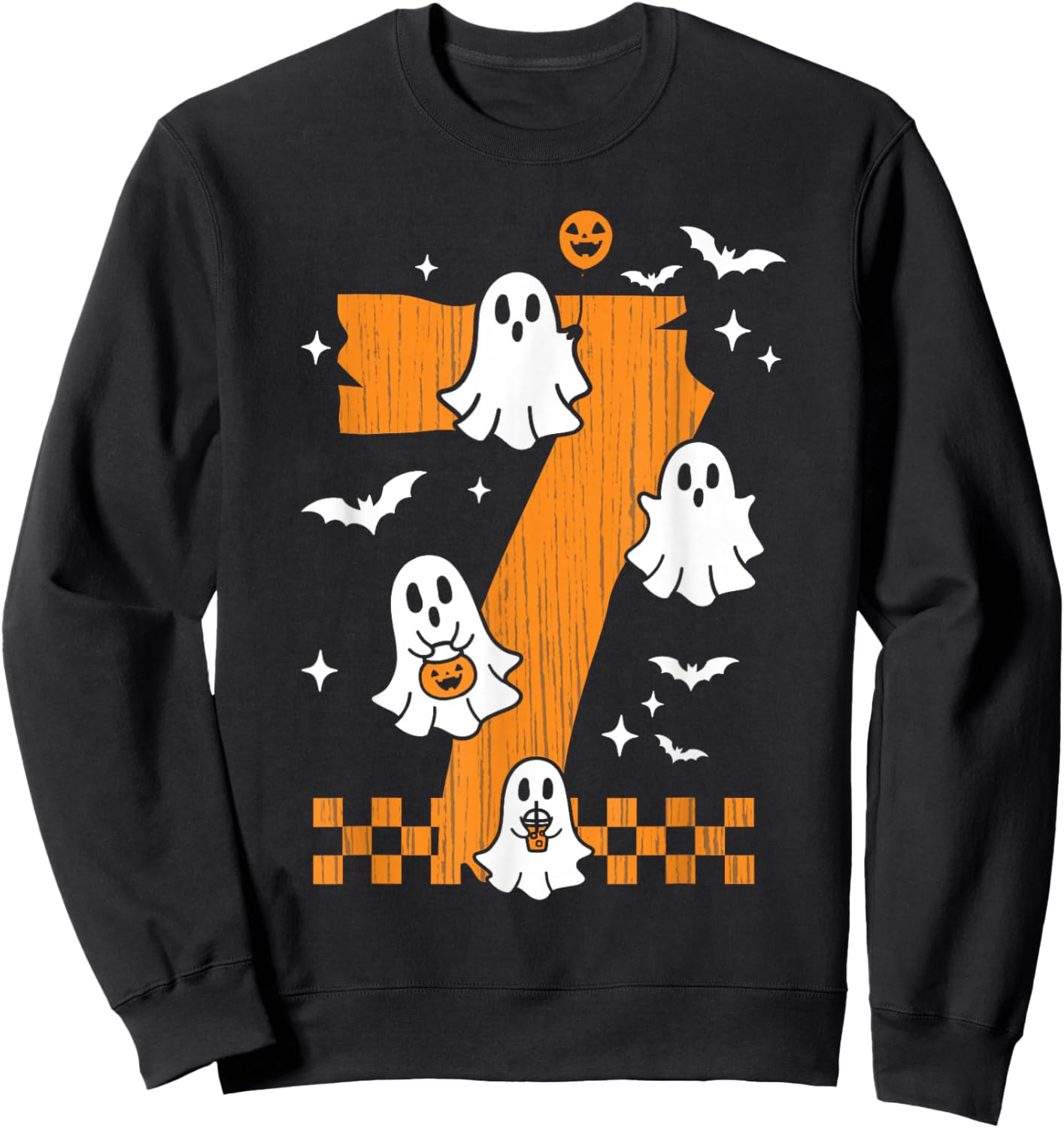 Six Seven 6 7 Meme 6 7 Halloween Costume Couple Sweatshirt - Sweatshirt | Black