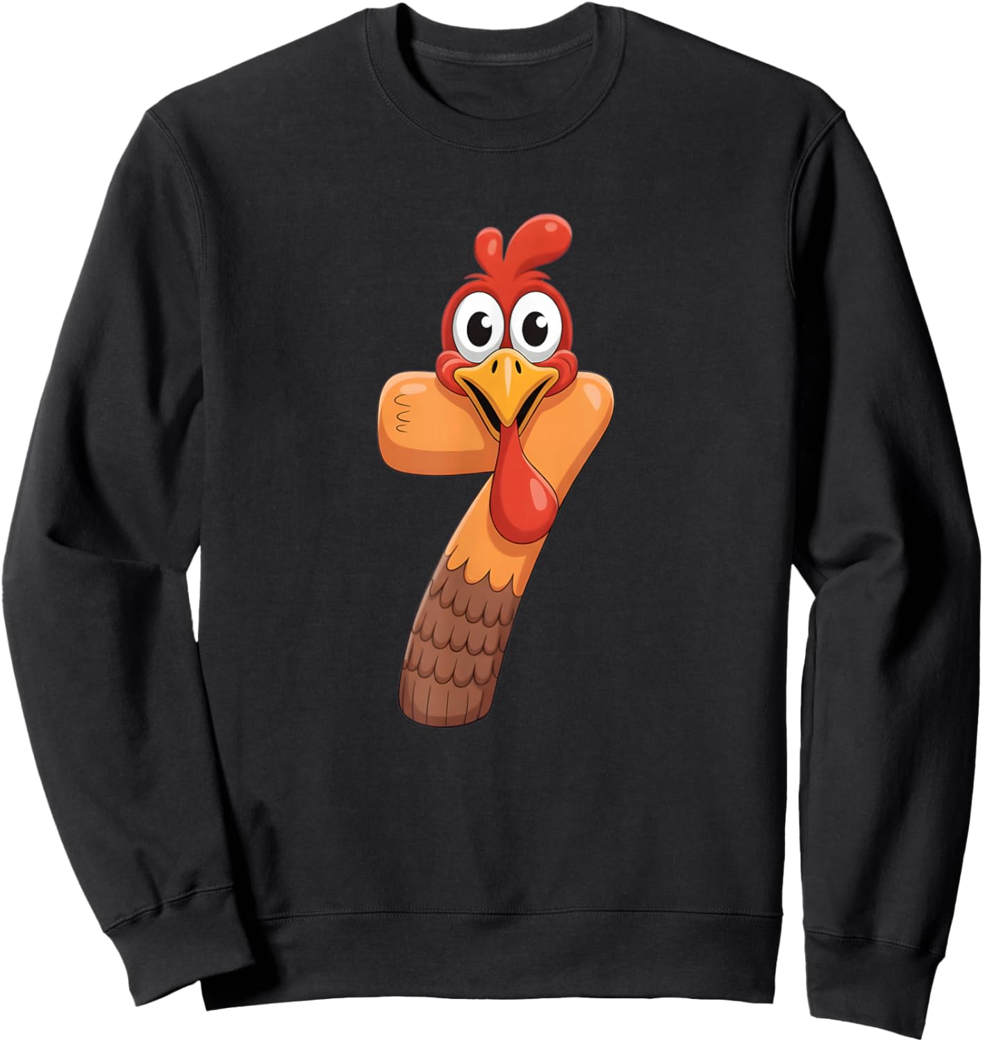 Funny 67 Six Seven Meme Couple Matching Turkey Thanksgiving Sweatshirt - Sweatshirt | Black