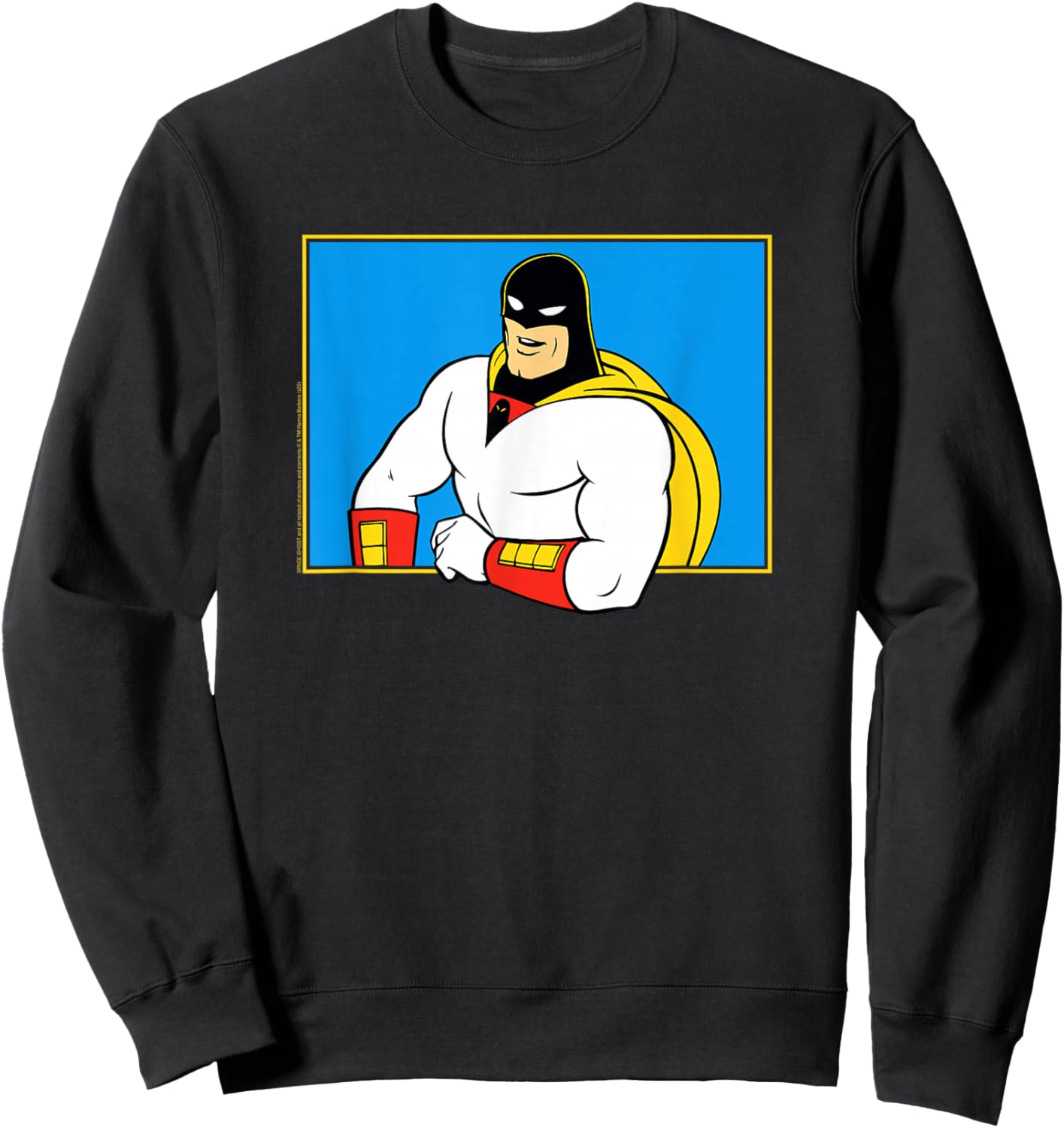 Space Ghost Coast to Coast Talk Show Host Pose Retro TV Sweatshirt - Sweatshirt | Black