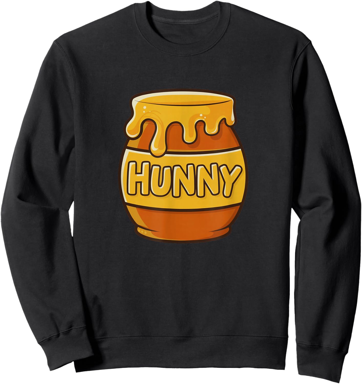 Hunny Pot Matching Costume Kids Men Women Sweatshirt - Sweatshirt | Black