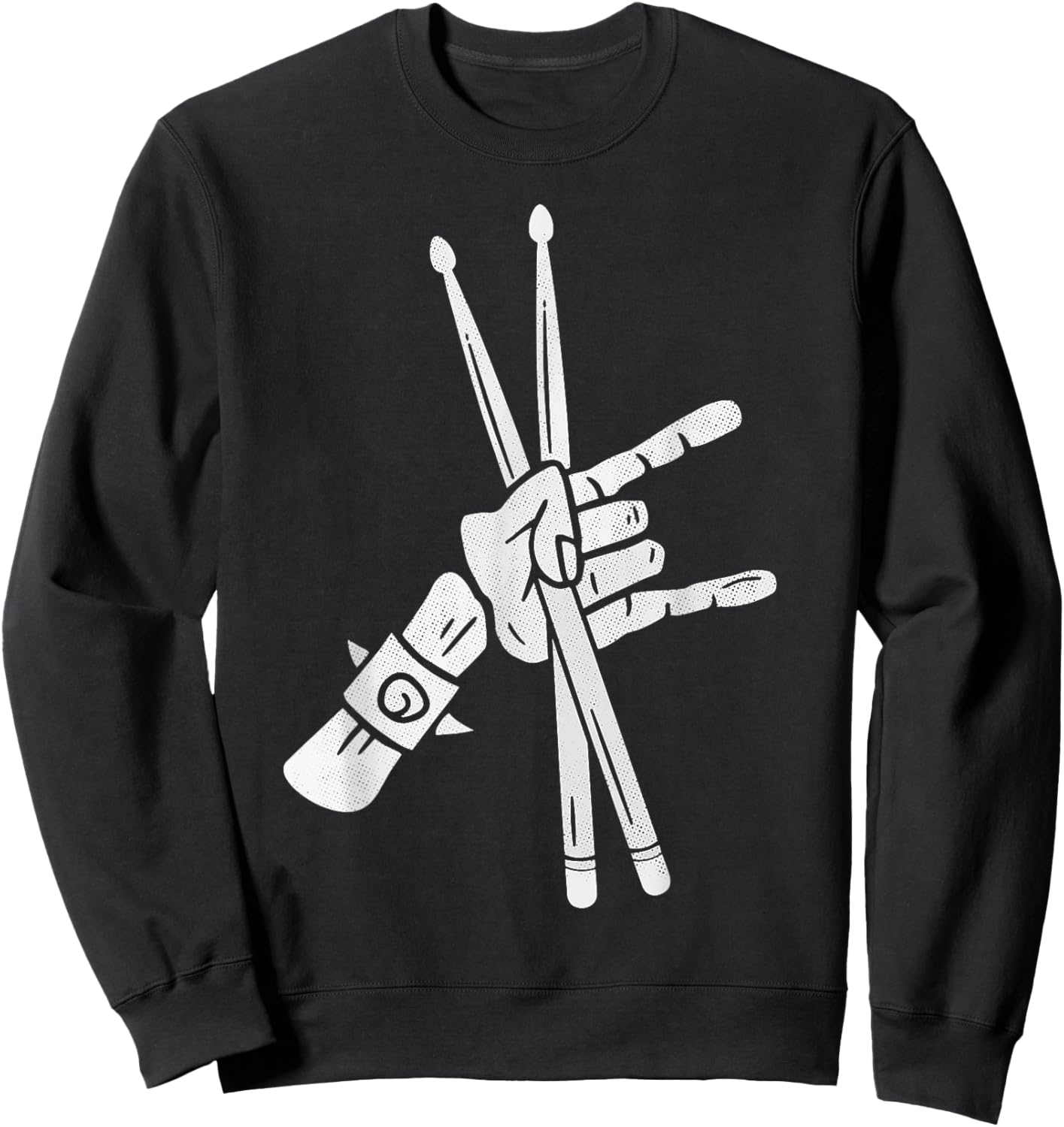 Drums Drummers Men Boys Drummer Sweatshirt - Sweatshirt | Black