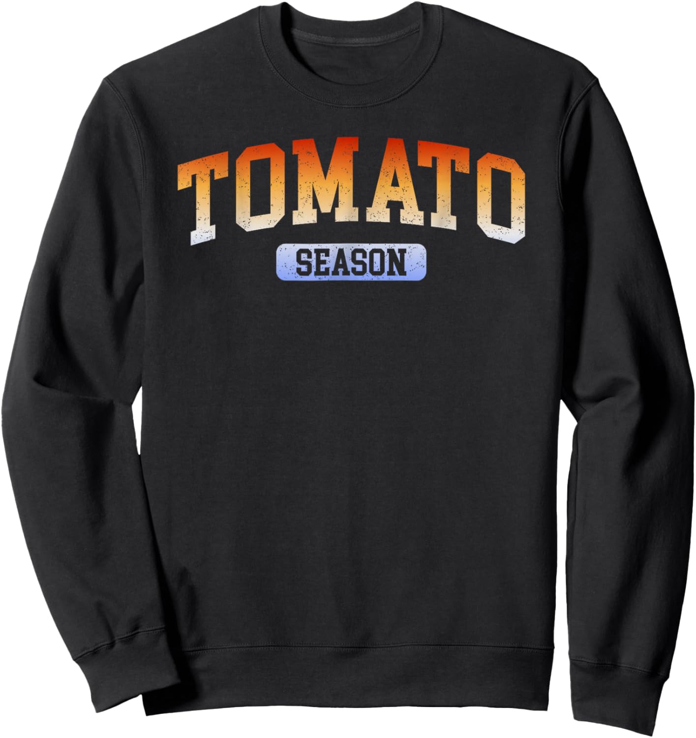 Tomato Season Retro Vintage Sweatshirt - Sweatshirt | Black