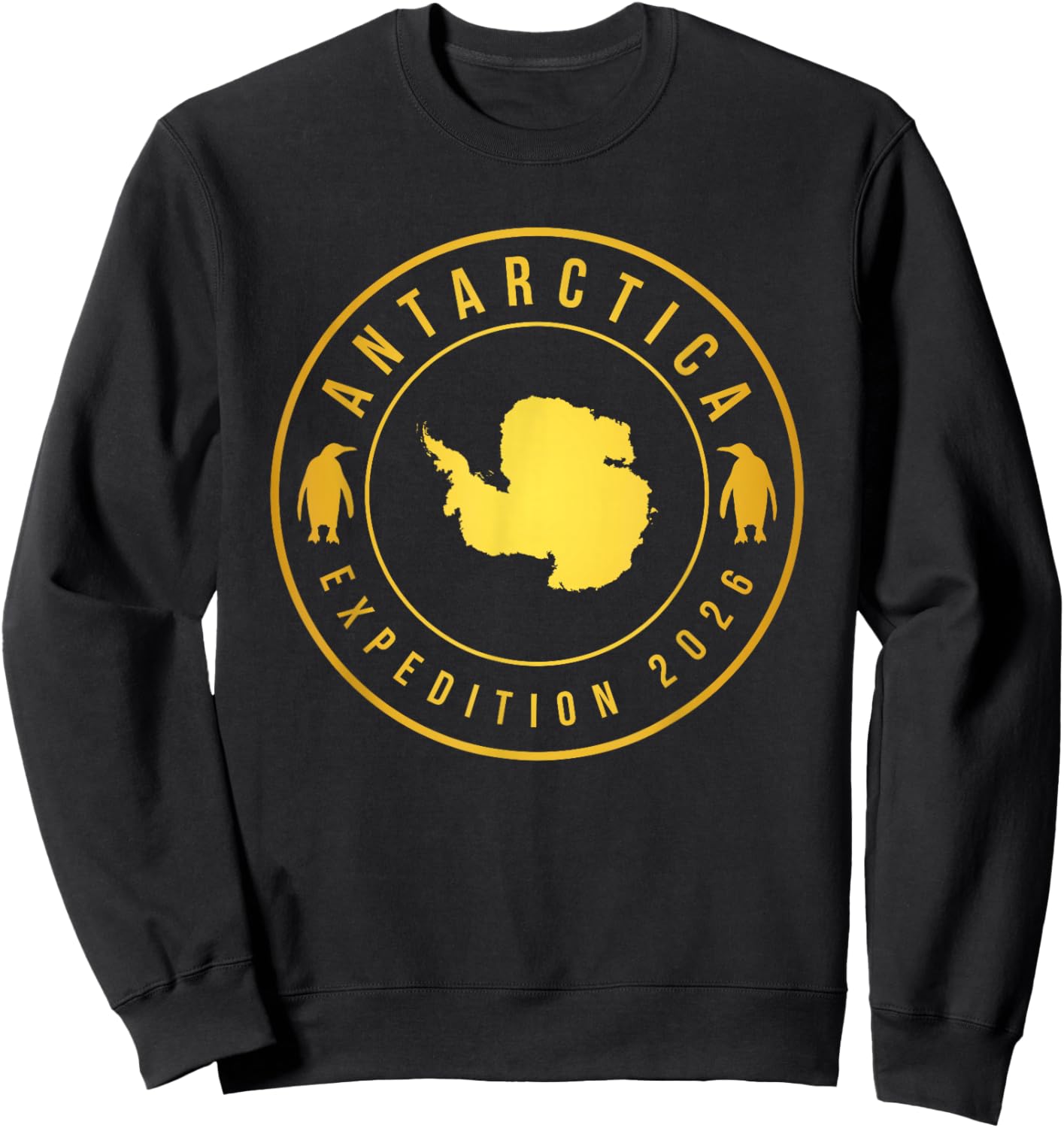 Antarctica Expedition 2026 - Retro Souvenir Sweatshirt - Sweatshirt | Black