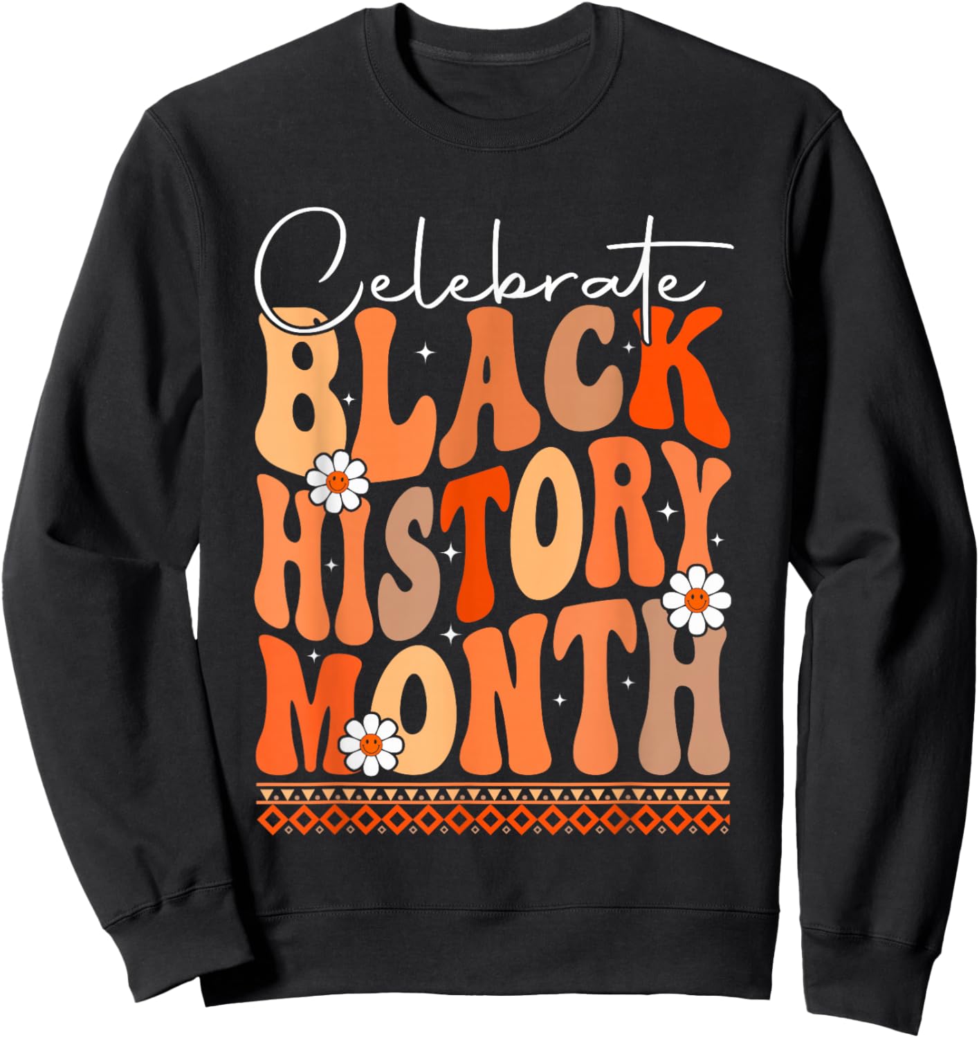 Celebrate Black History Month Women Kids Sweatshirt - Sweatshirt | Black