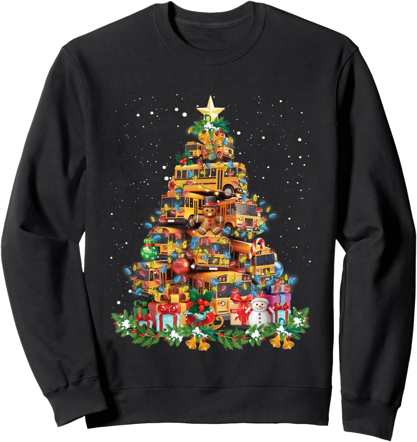 Xmas Pajamas Sweatshirt - Sweatshirt | Black