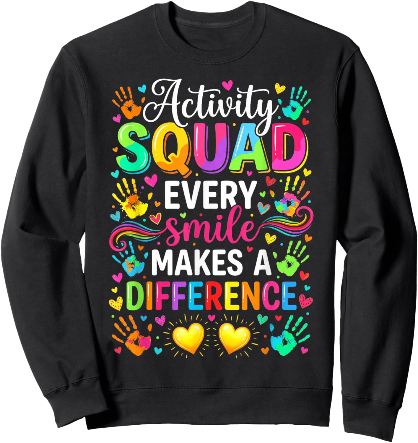 Activity Assistant Squad Team Professionals Week Director Sweatshirt - Sweatshirt | Black