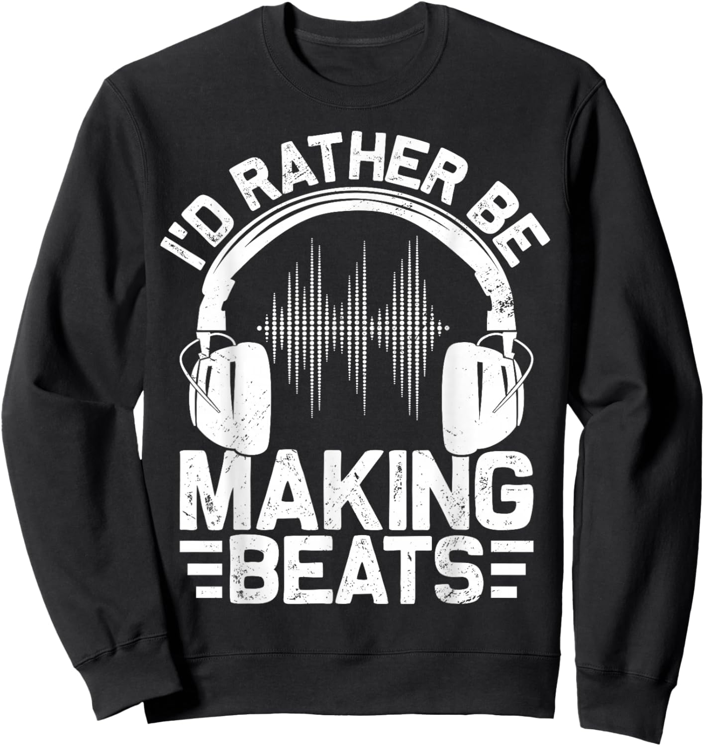 Funny DJ Women Music Producer Dance Lover Sweatshirt - Sweatshirt | Black