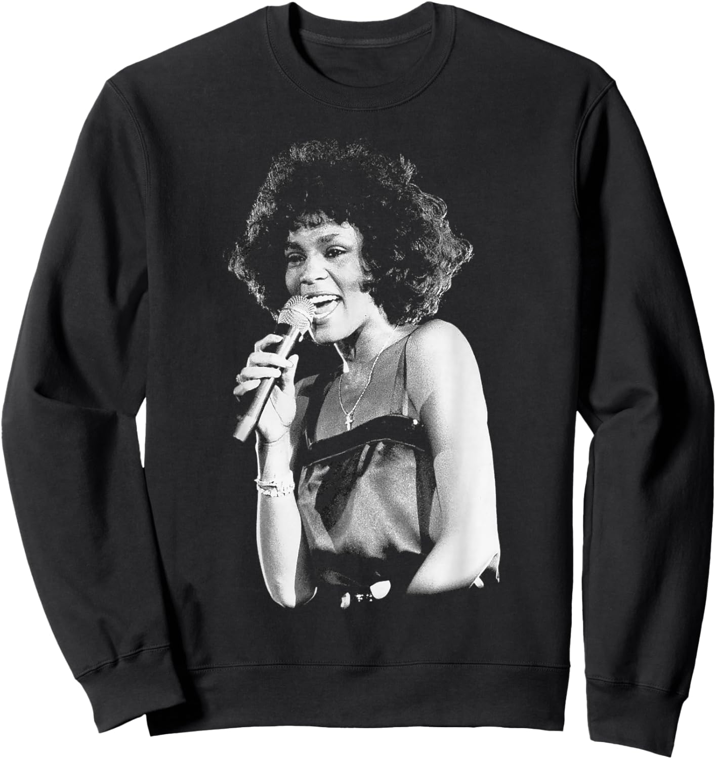 Whitney Houston Live Where Do Broken Hearts Go 1988 Sweatshirt - Sweatshirt | Black