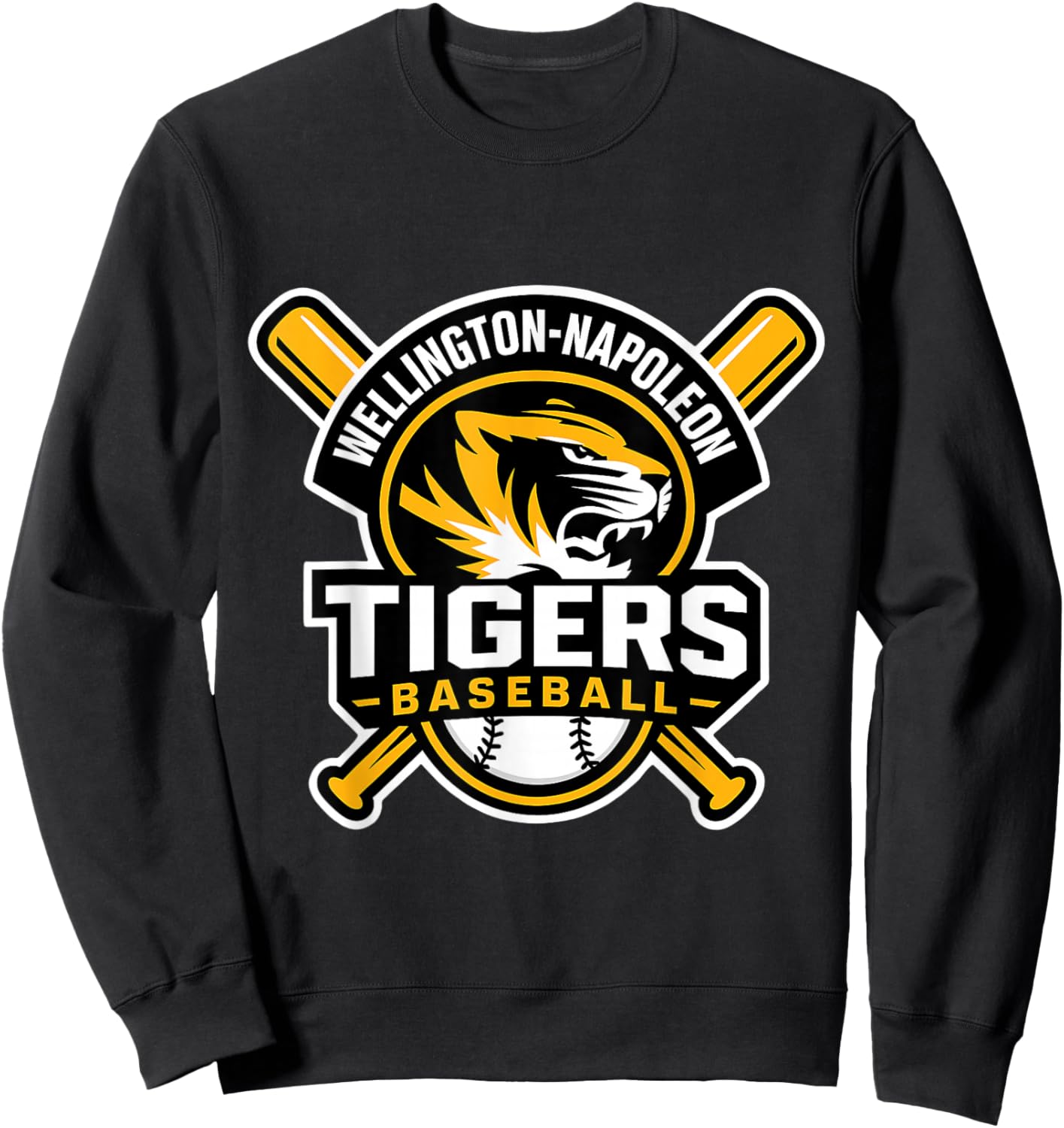 Wellington Napoleon Tigers Baseball Sweatshirt - Sweatshirt | Black