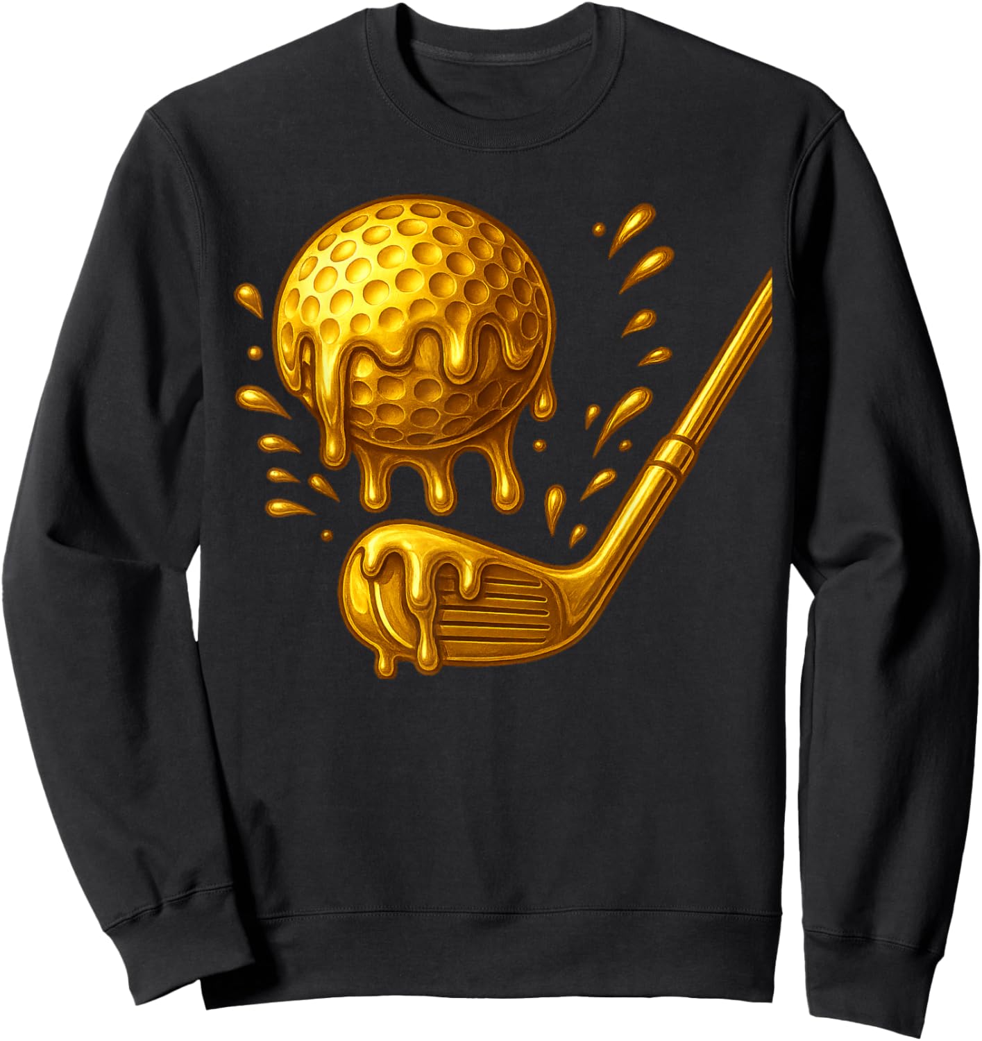Respect The Drip Golf Vintage Swing Collection Sweatshirt - Sweatshirt | Black