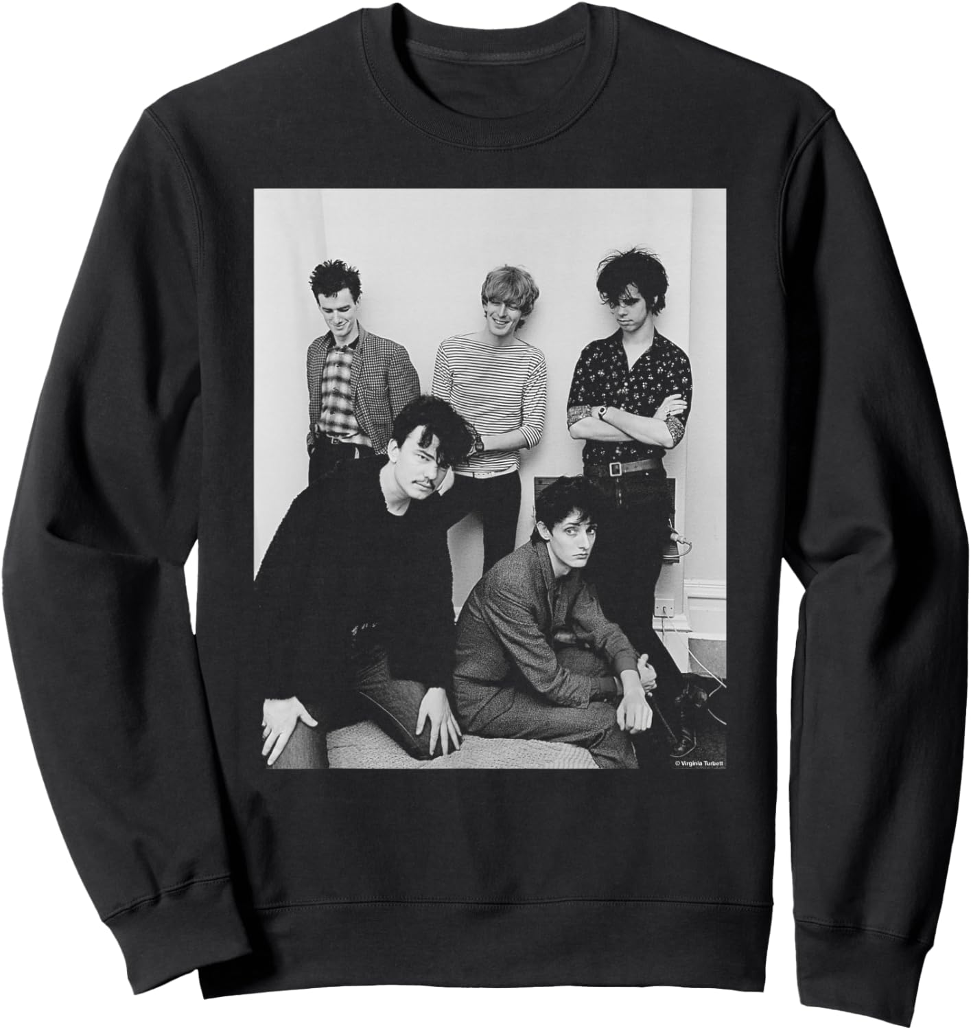 Nick Cave Band The Birthday Party 1981 by Virginia Turbett Sweatshirt - Sweatshirt | Black