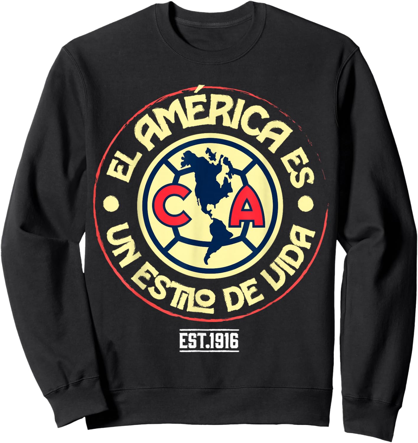 Club America — Soccer is a Way of Life Sweatshirt - Sweatshirt | Black