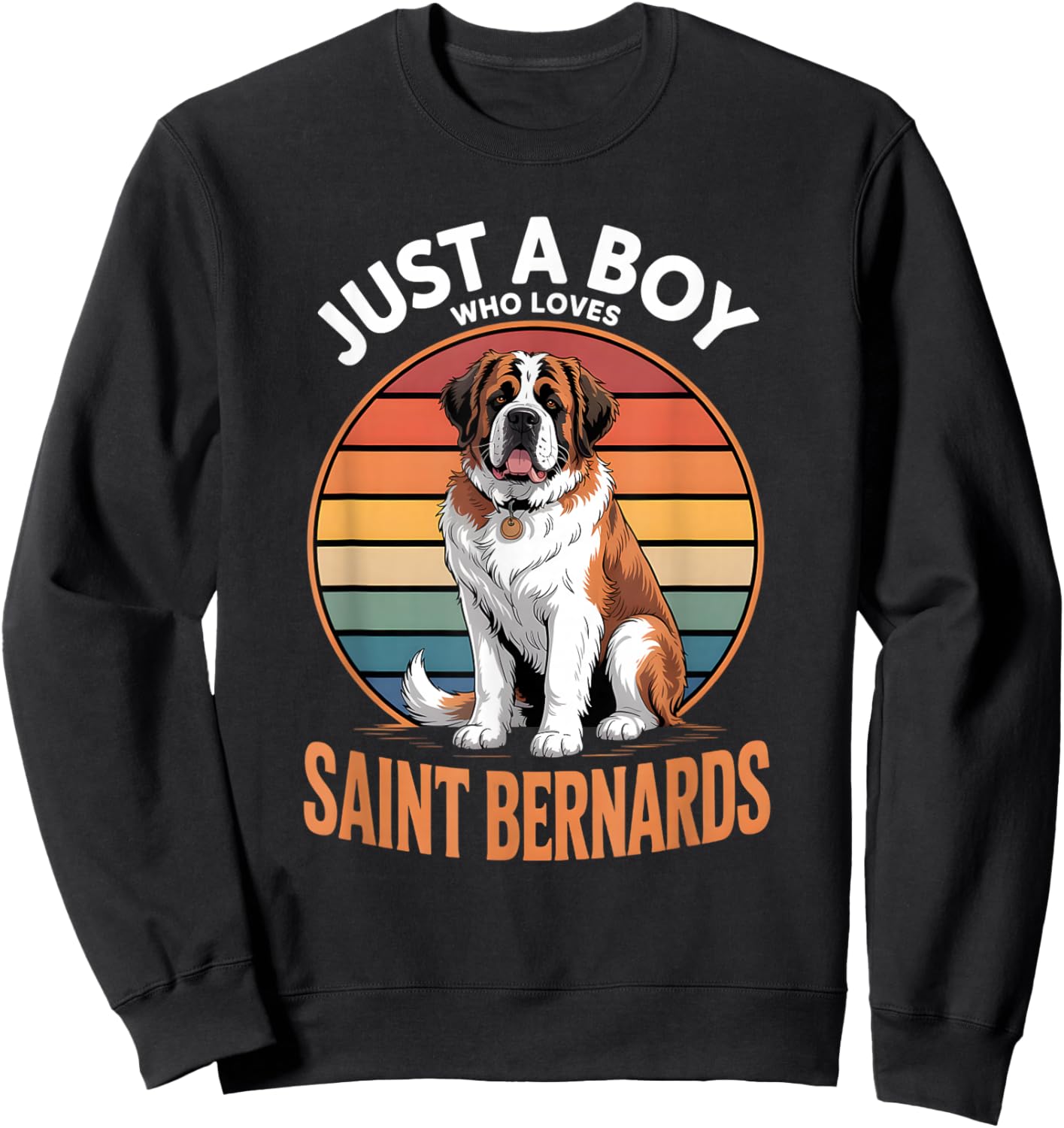 Boys Saint Bernard Sweatshirt - Sweatshirt | Black