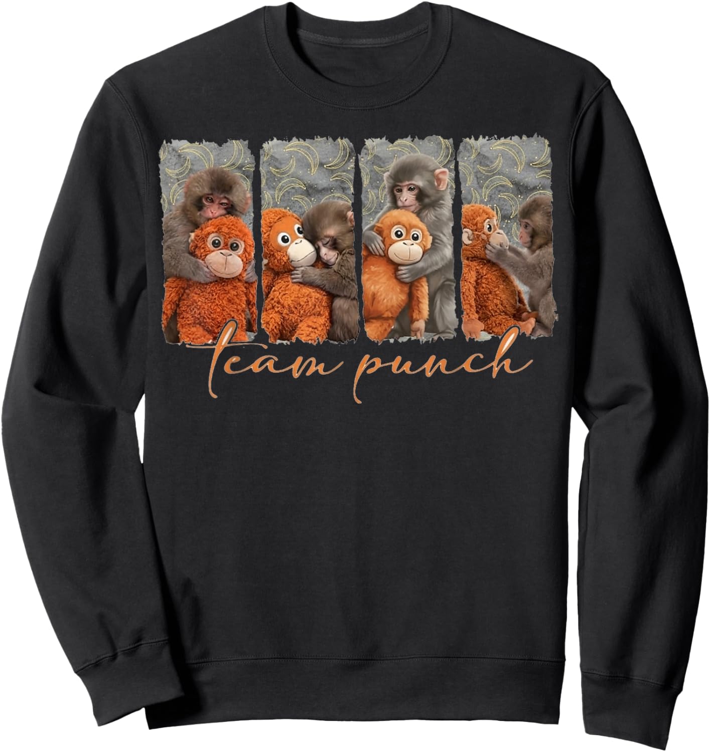 Team Punch Monkey Sweatshirt - Sweatshirt | Black