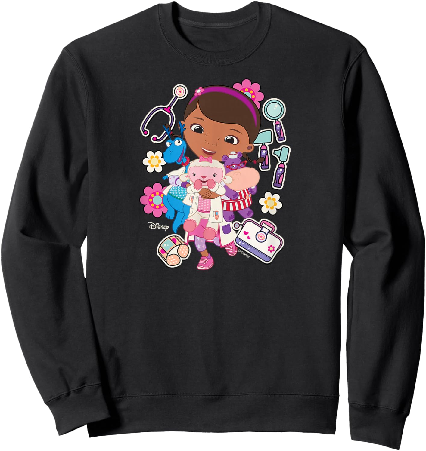 Doc McStuffins Fun Stickers Sweatshirt - Sweatshirt | Black