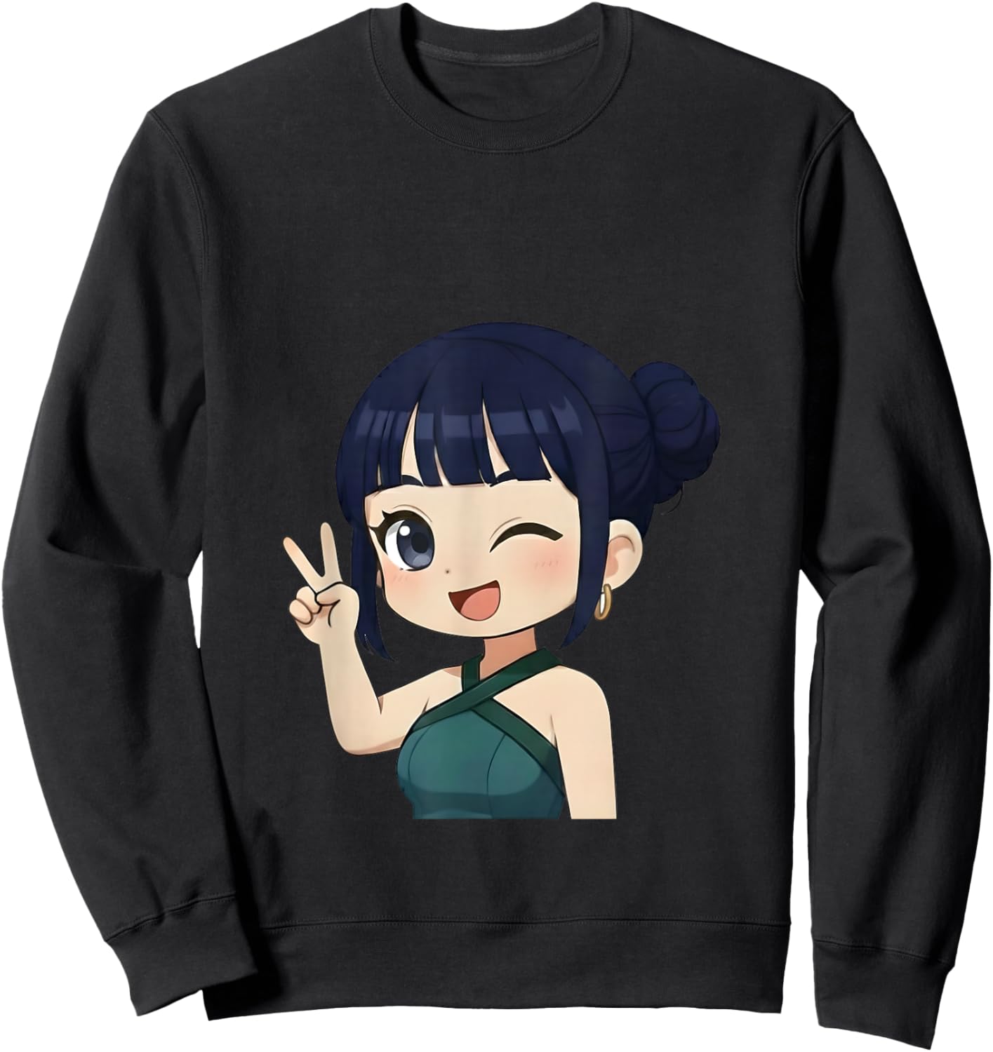 Cute Zoey Sweatshirt - Sweatshirt | Black