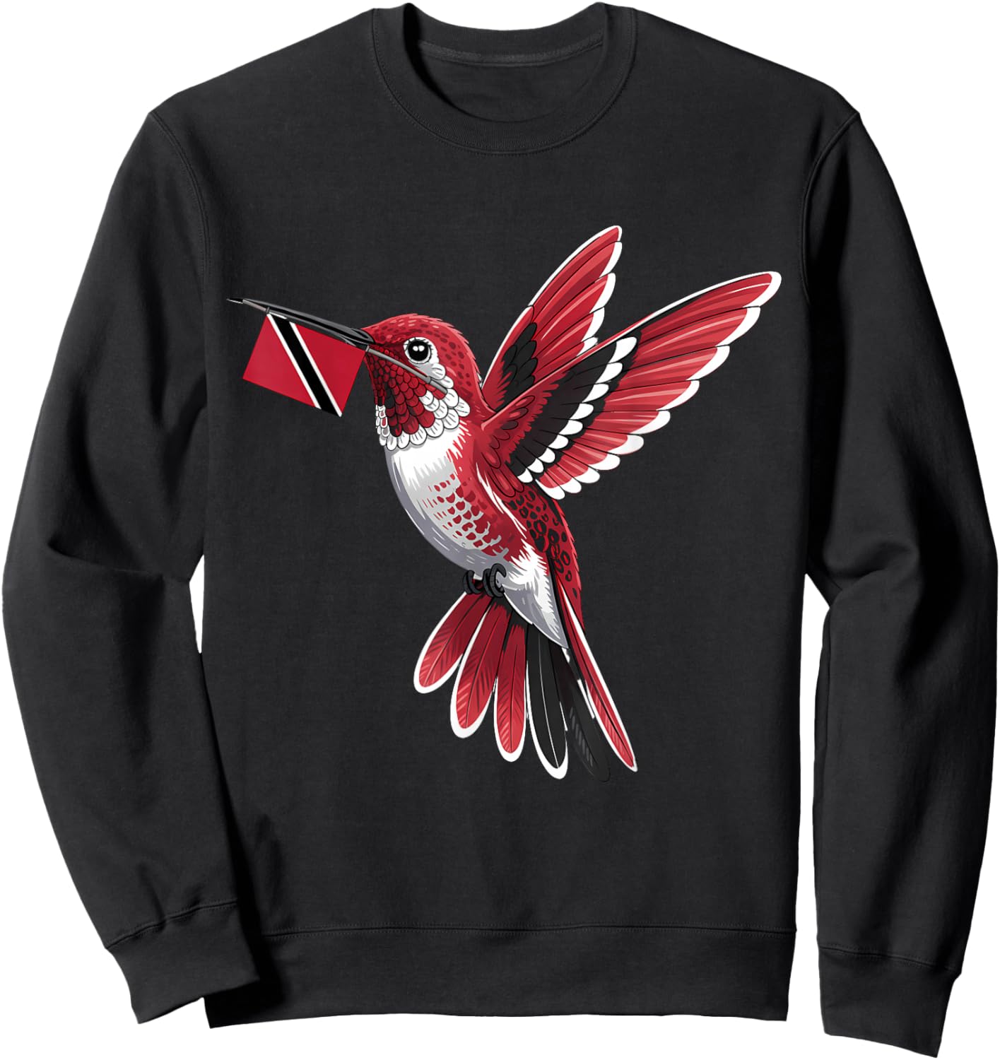 Trinidad and Tobago Flag Trini Flag Roots Trinidadian Sweatshirt - Sweatshirt | Black