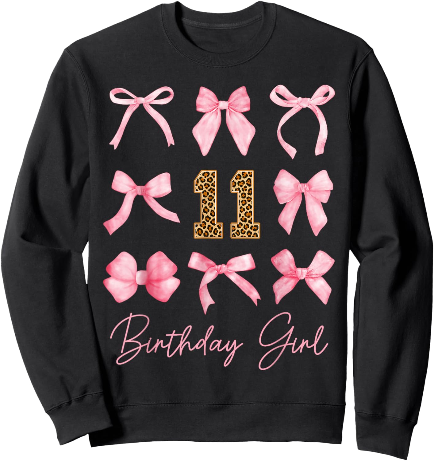 11 Year Old Party Sweatshirt - Sweatshirt | Black