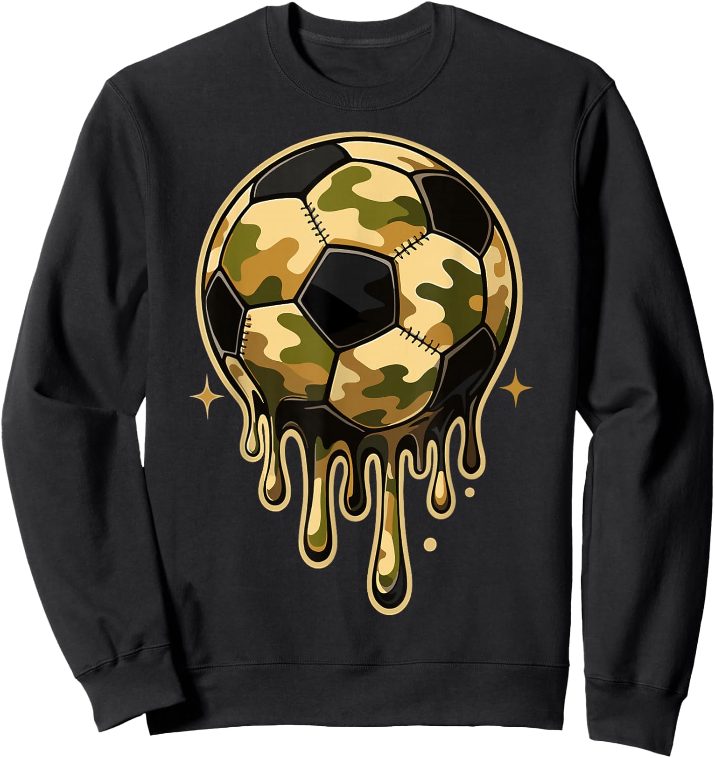 Camouflage Soccer Sweatshirt - Sweatshirt | Black