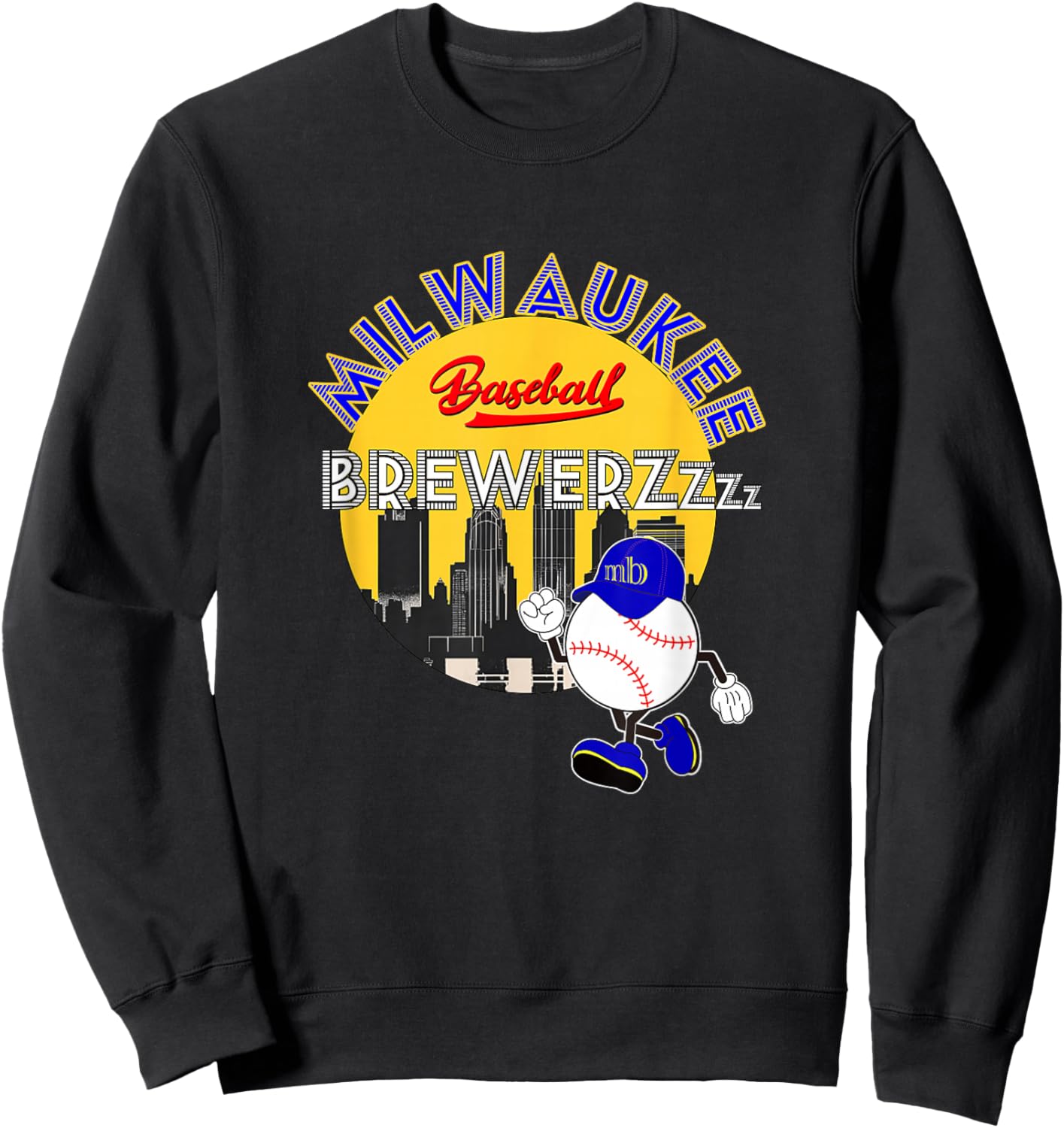 Brew Crew_Sausage Race_003 Sweatshirt - Sweatshirt | Black