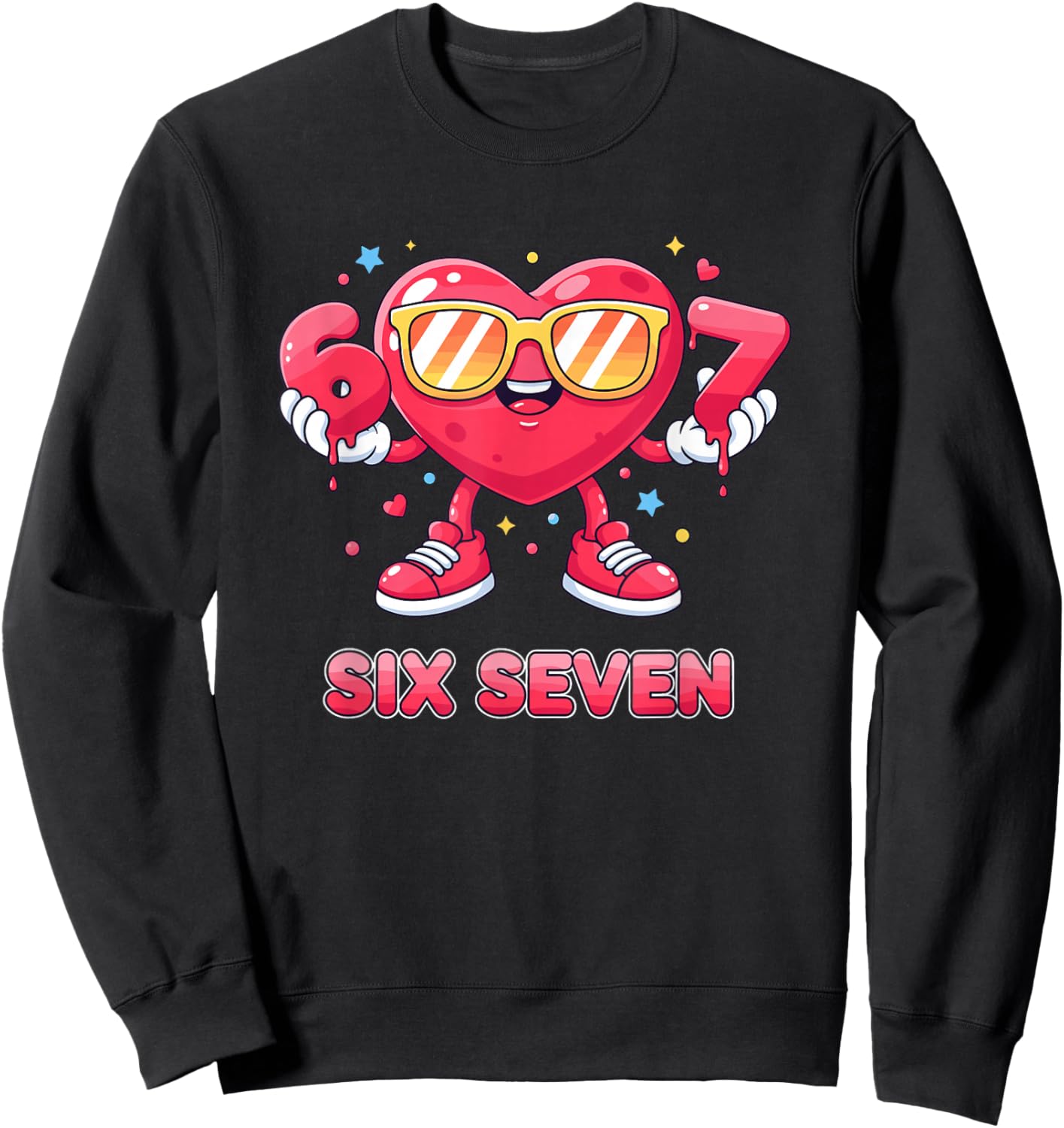 Valentines Day Gen Alpha Sweatshirt - Sweatshirt | Black